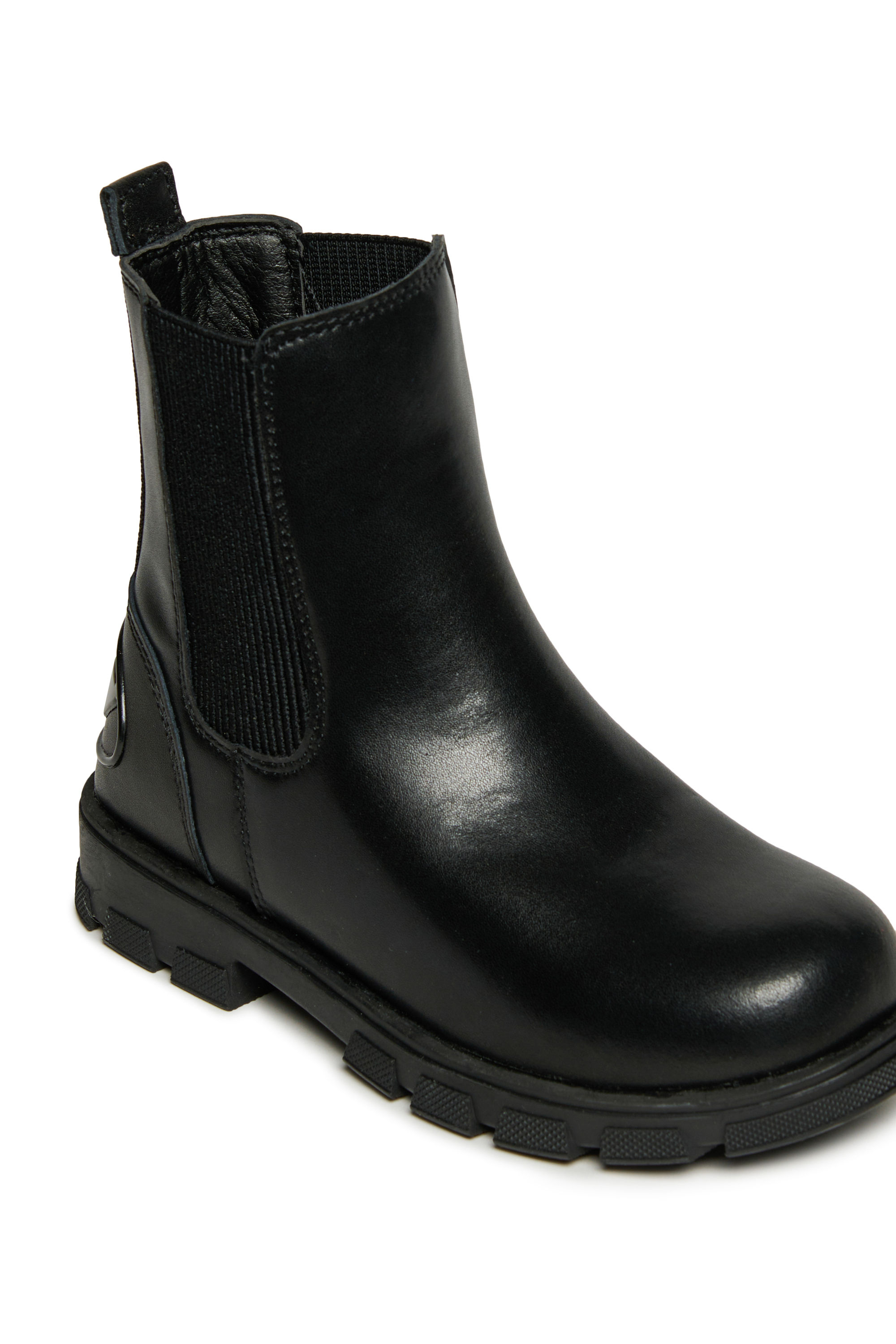 Diesel - D-HAMMER AK ELASTIC, D-Hammer Botas de cuero Unisex in Negro - 4