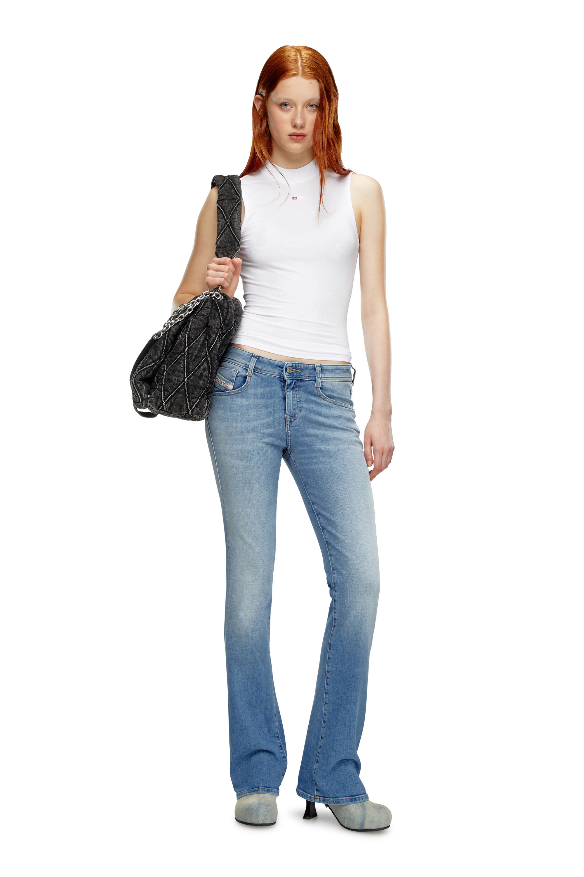 Diesel - Bootcut and Flare Jeans 1969 D-Ebbey 09K06, Azul Claro - Image 2