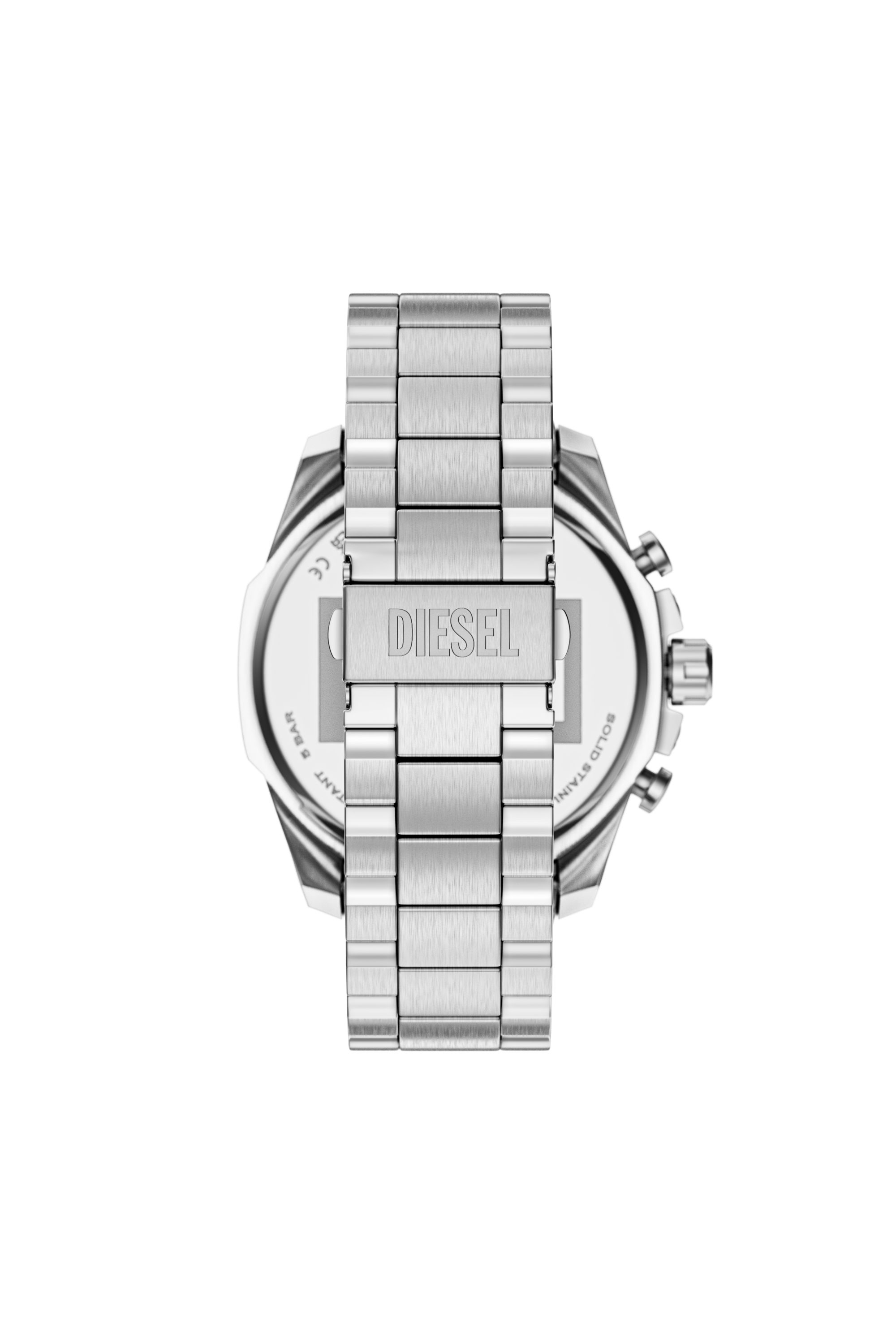 Diesel - DZ4702 WATCH, Mega Chief Slim Reloj de Acero Inoxidable Hombre in Plateado - 2