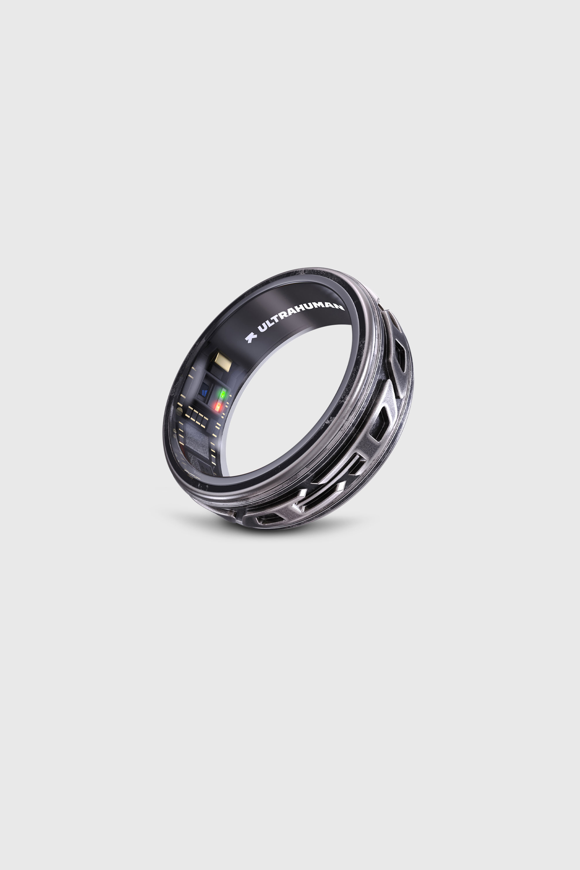 Diesel - SMART RING PHANTOM BLACK- UHRA-DD SMART RING, Anillo inteligente en negro desgastado Unisex in Negro - 3