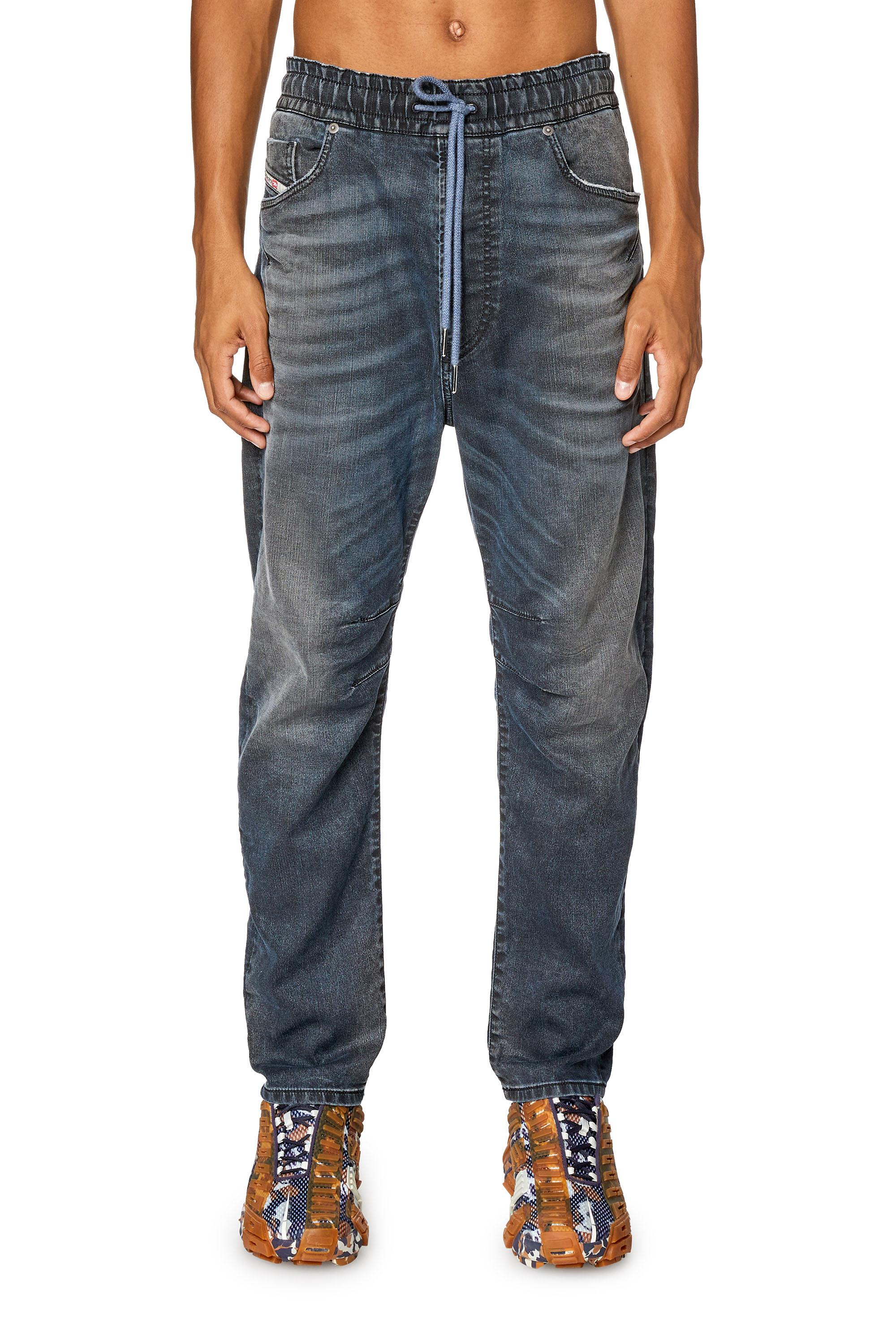 Diesel - Tapered D-Amage JoggJeans® 068EX, Azul Oscuro - Image 1