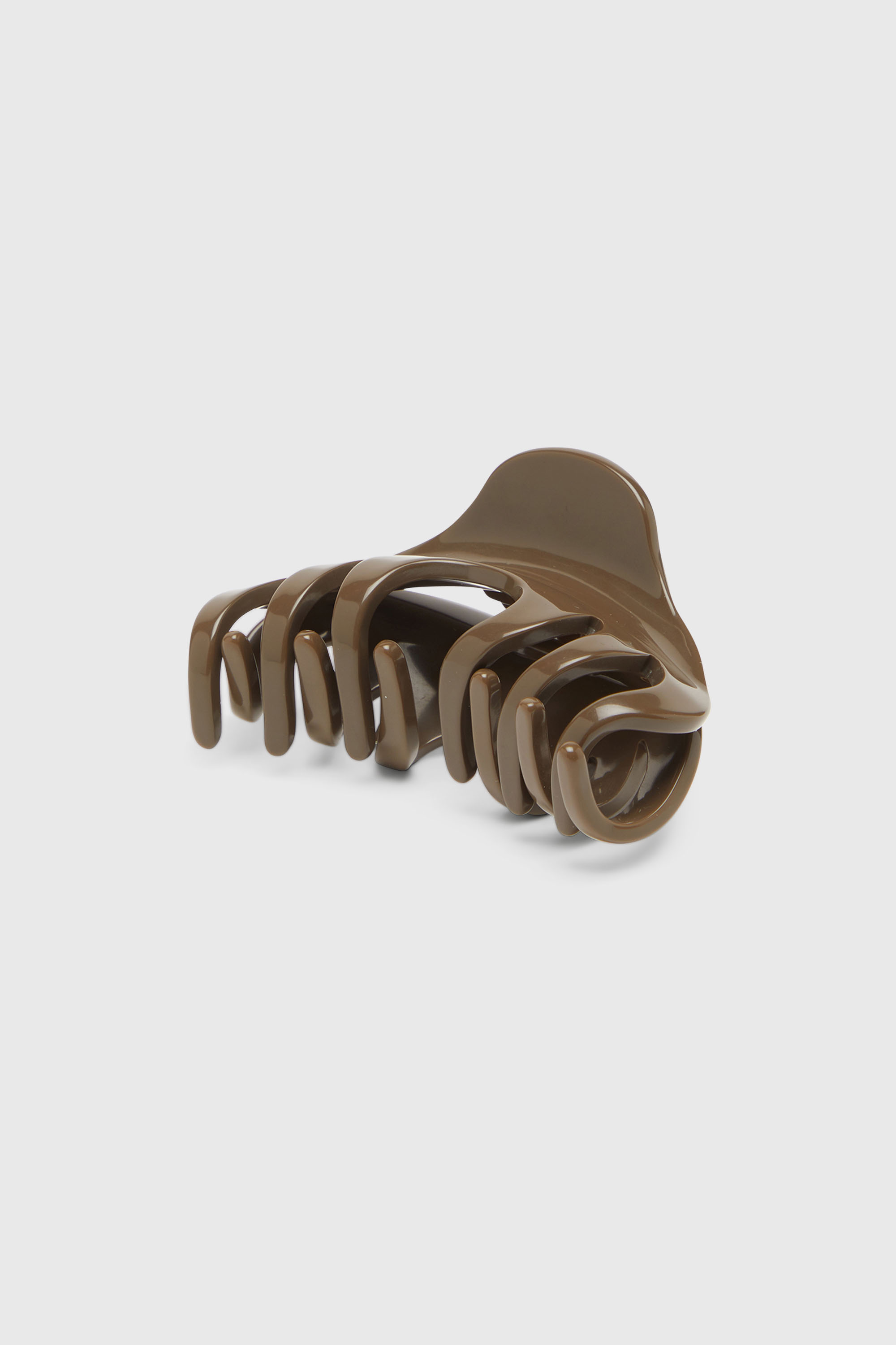 Diesel - TALON CLIP, Clip para el cabello de resina con logo D ovalado Mujer in Marr&oacute;n - 2