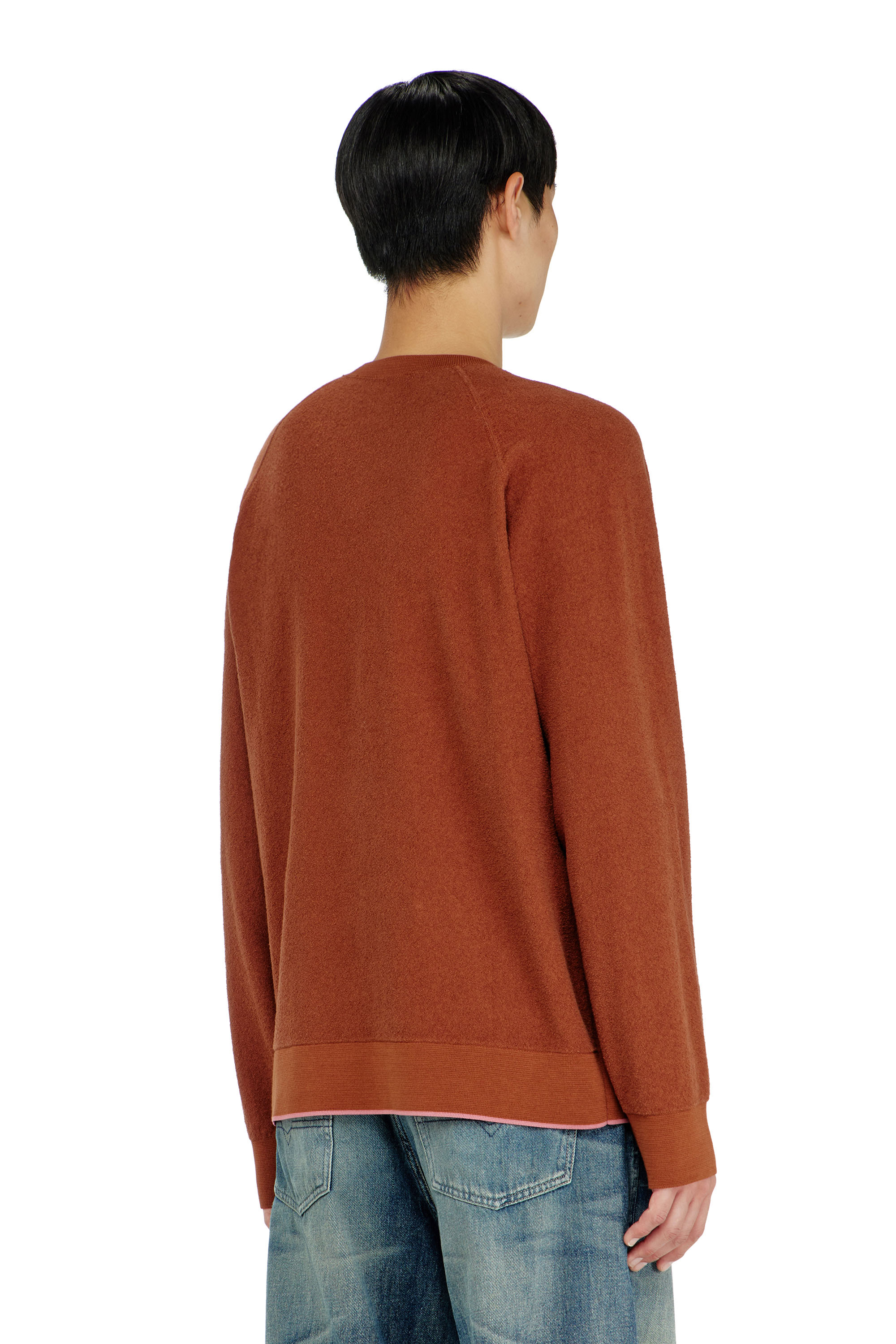 Diesel - K-RALFS, Jersey boucl&eacute; con bordado Phoenix Hombre in ToBeDefined - 4