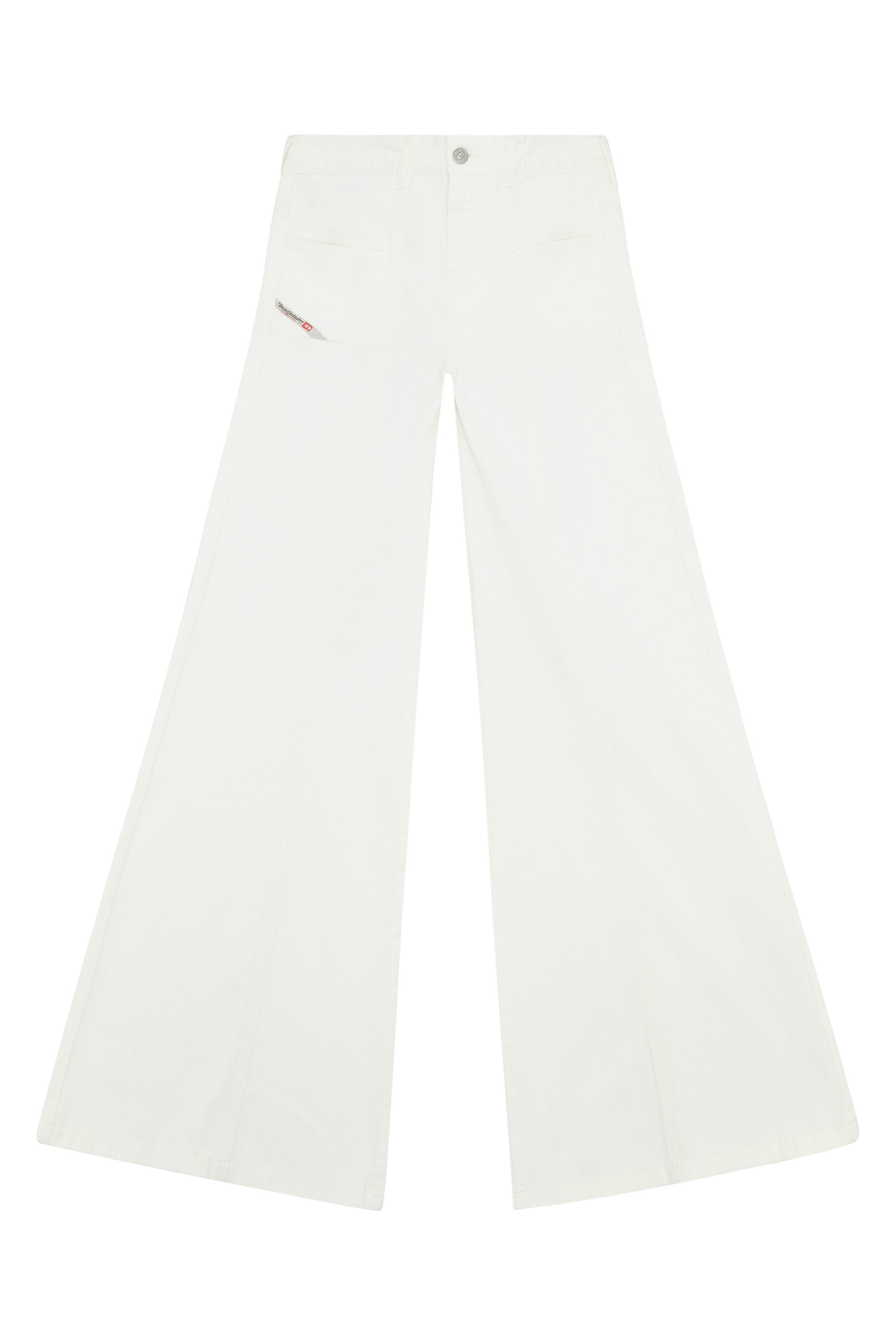 Diesel - Bootcut and Flare Jeans D-Akii 068JQ, Blanco - Image 5