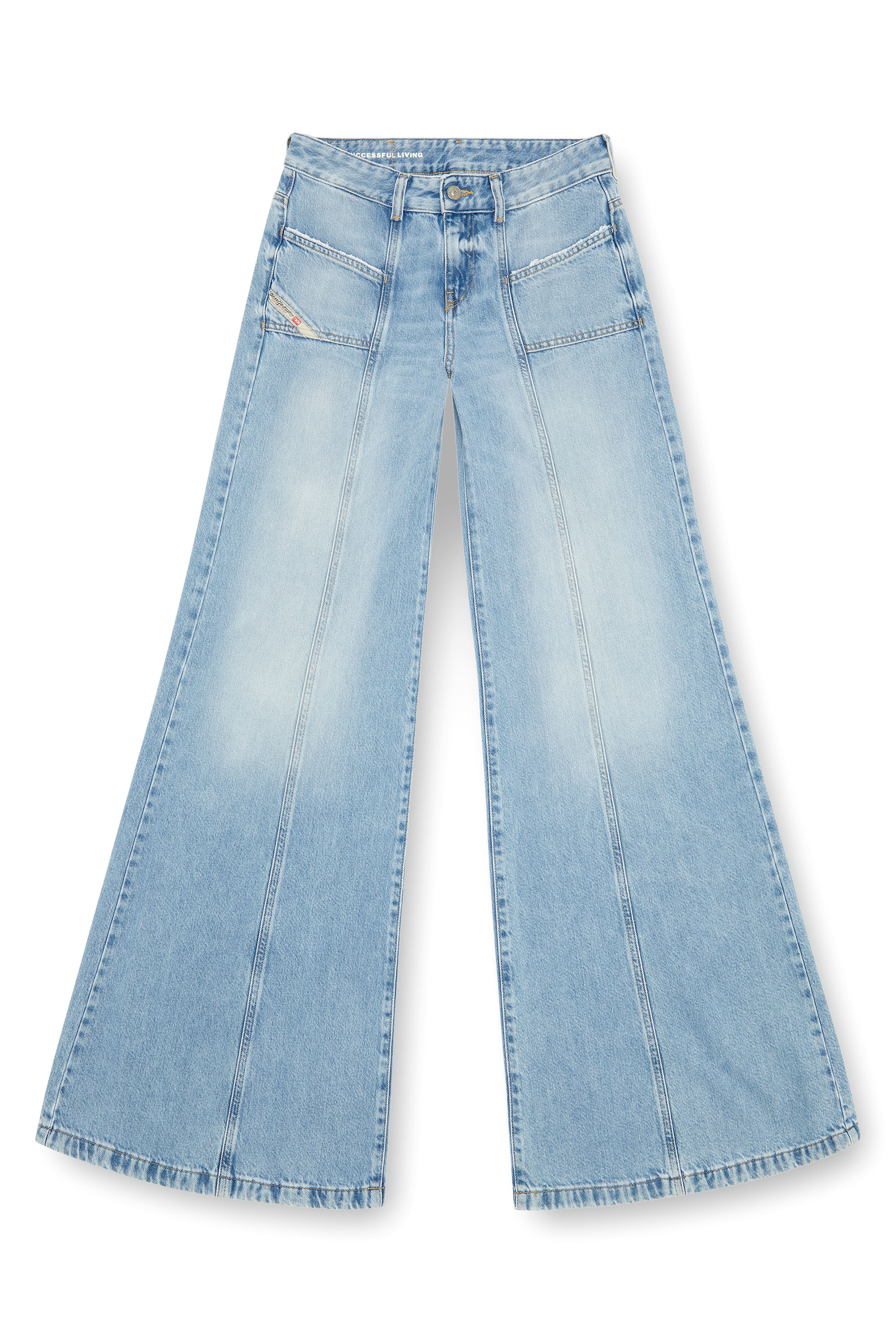 Diesel - Bootcut and Flare Jeans D-Akii 09J88, Mujer Bootcut y Flare Jeans - D-Akii in Azul marino - Image 5