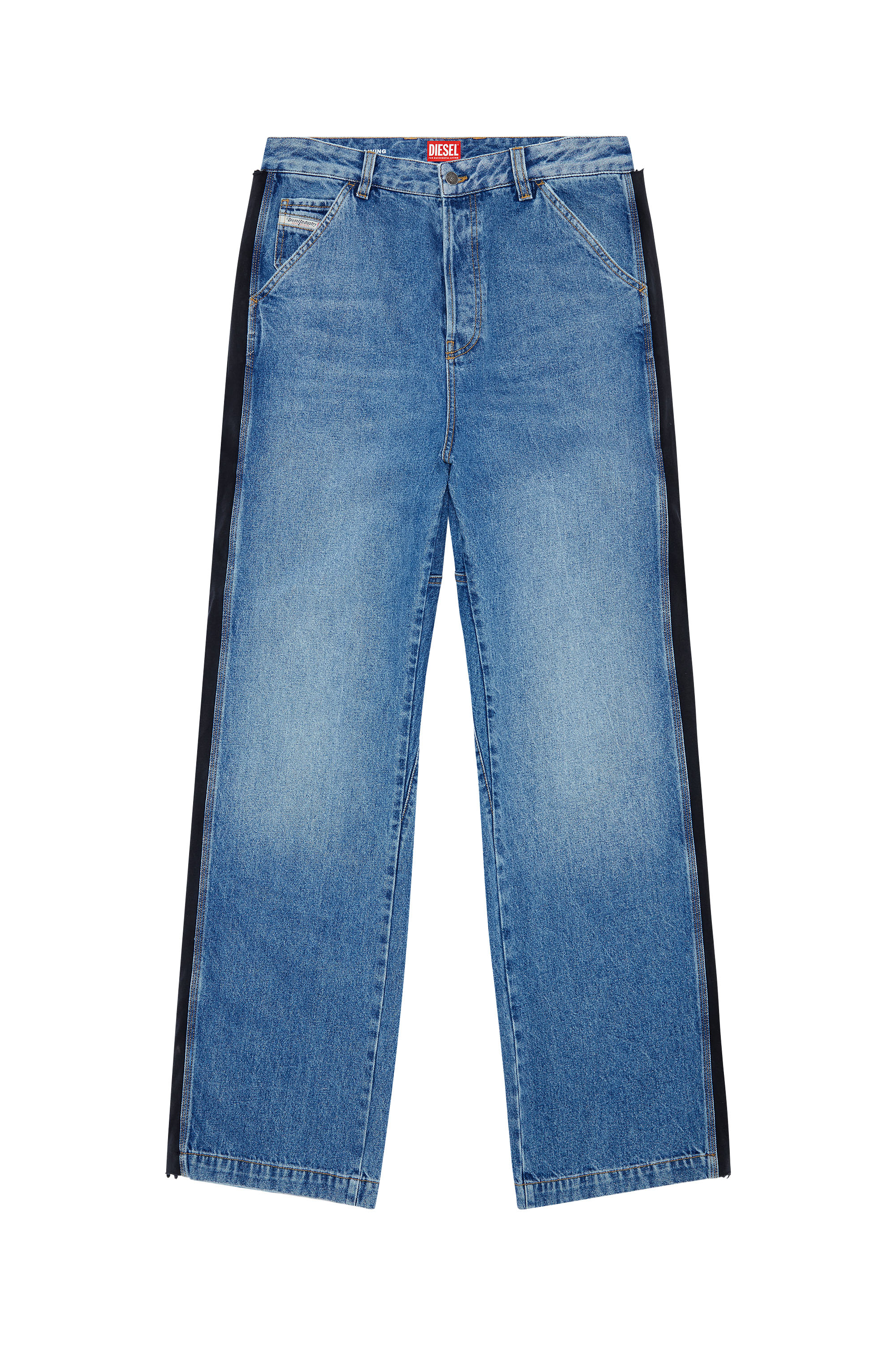 Diesel - Straight Jeans D-Livery 0HJAV, Azul medio - Image 5