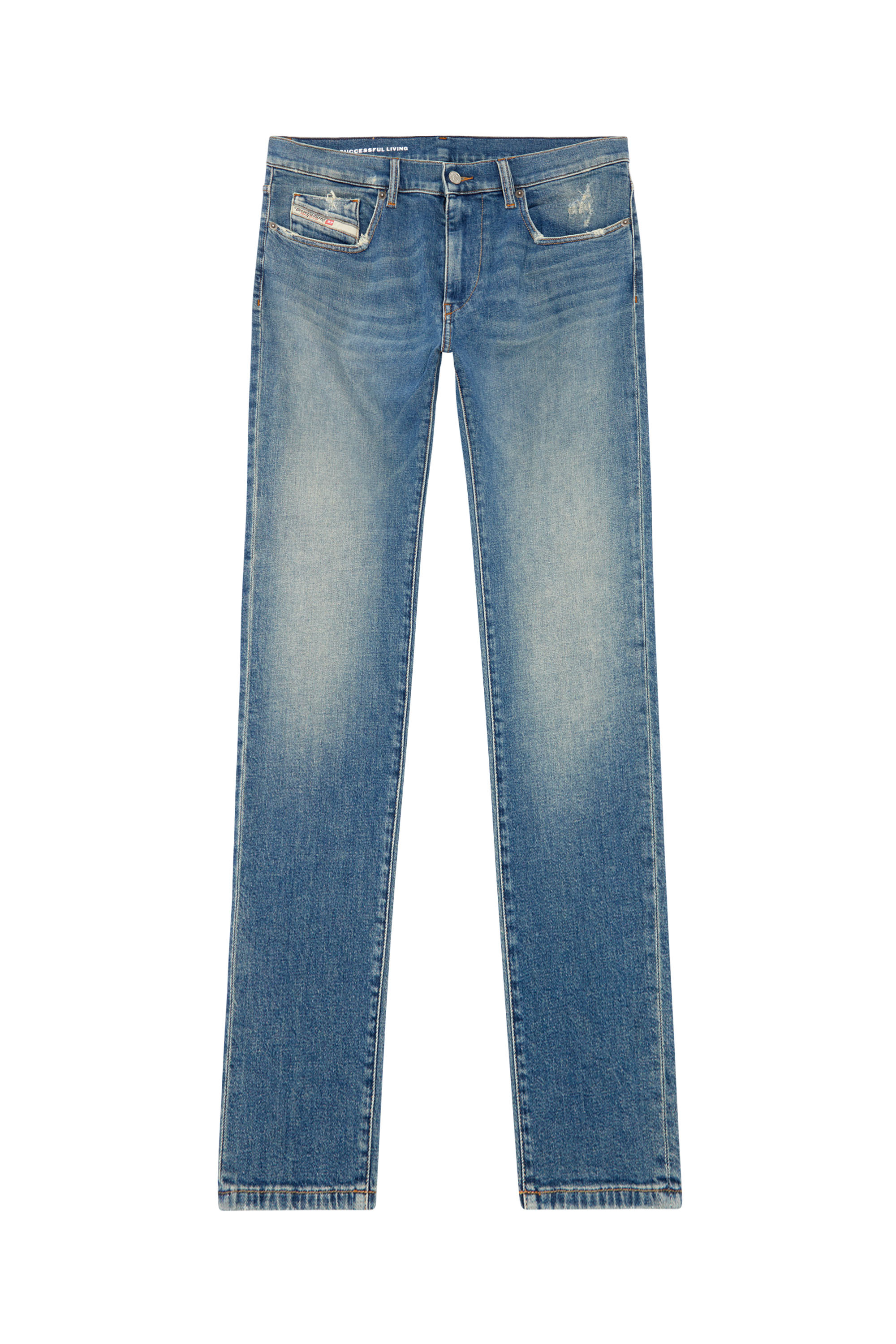 Diesel - Slim Jeans 2019 D-Strukt 0GRDG, Azul Claro - Image 3