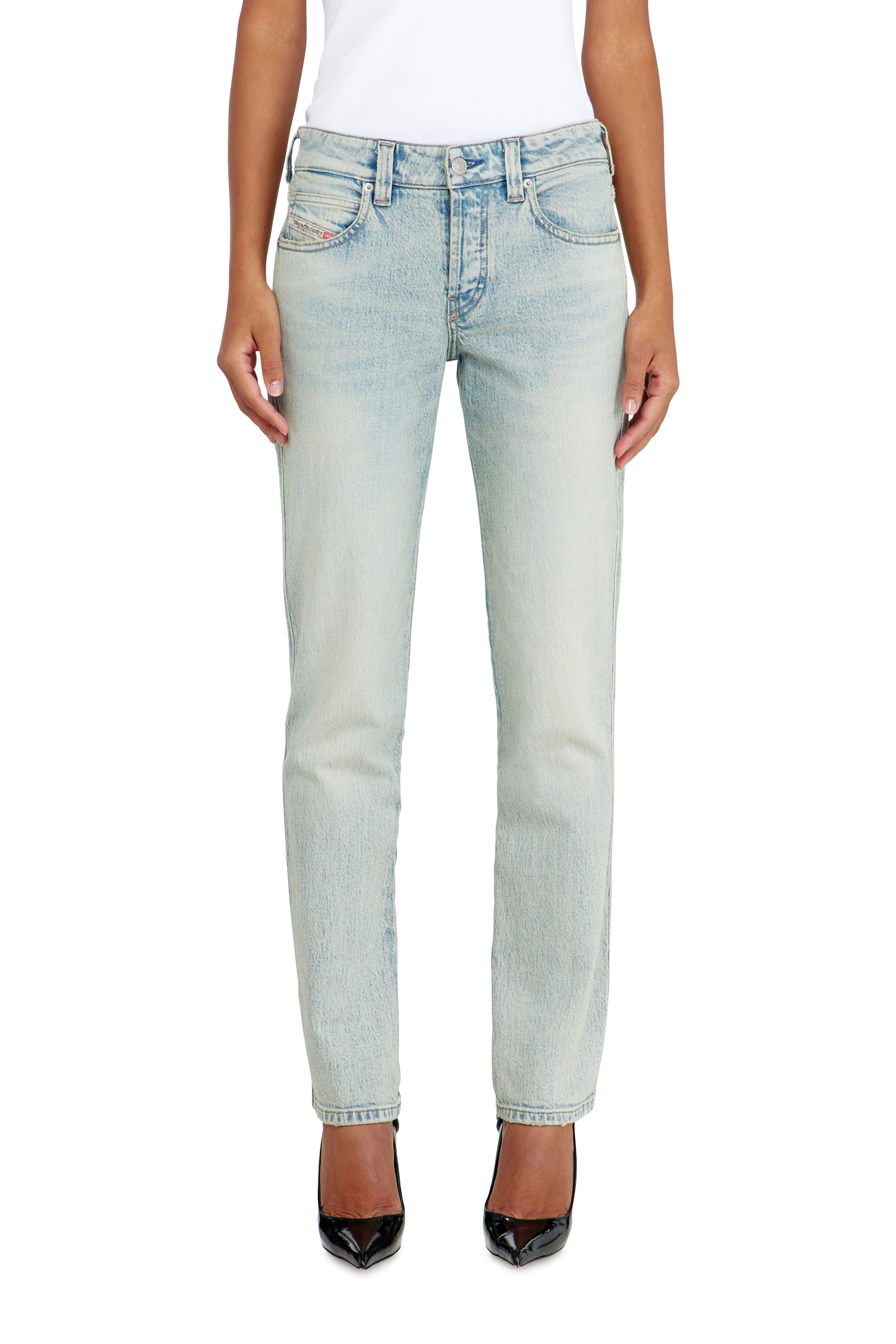 Diesel - Slim Jeans 1992 D-Jiann 0KBBK Mujer, Azul Claro - 4