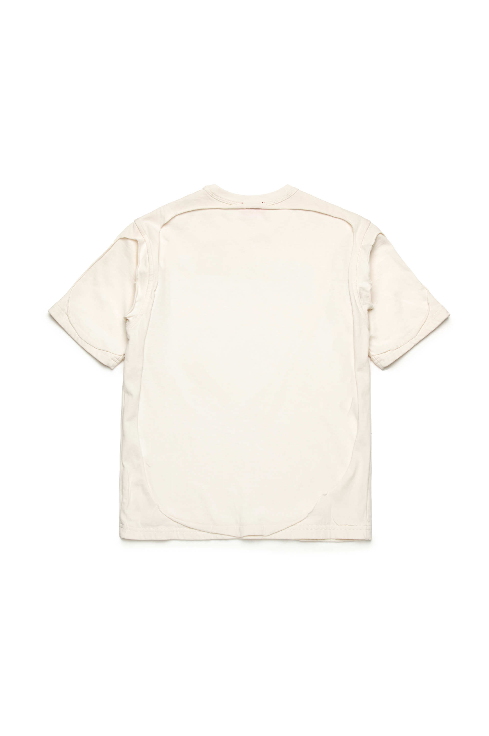 Diesel - TBOXTDBL OVER, Camiseta despegable con logotipo degradado Hombre in Blanco - 2