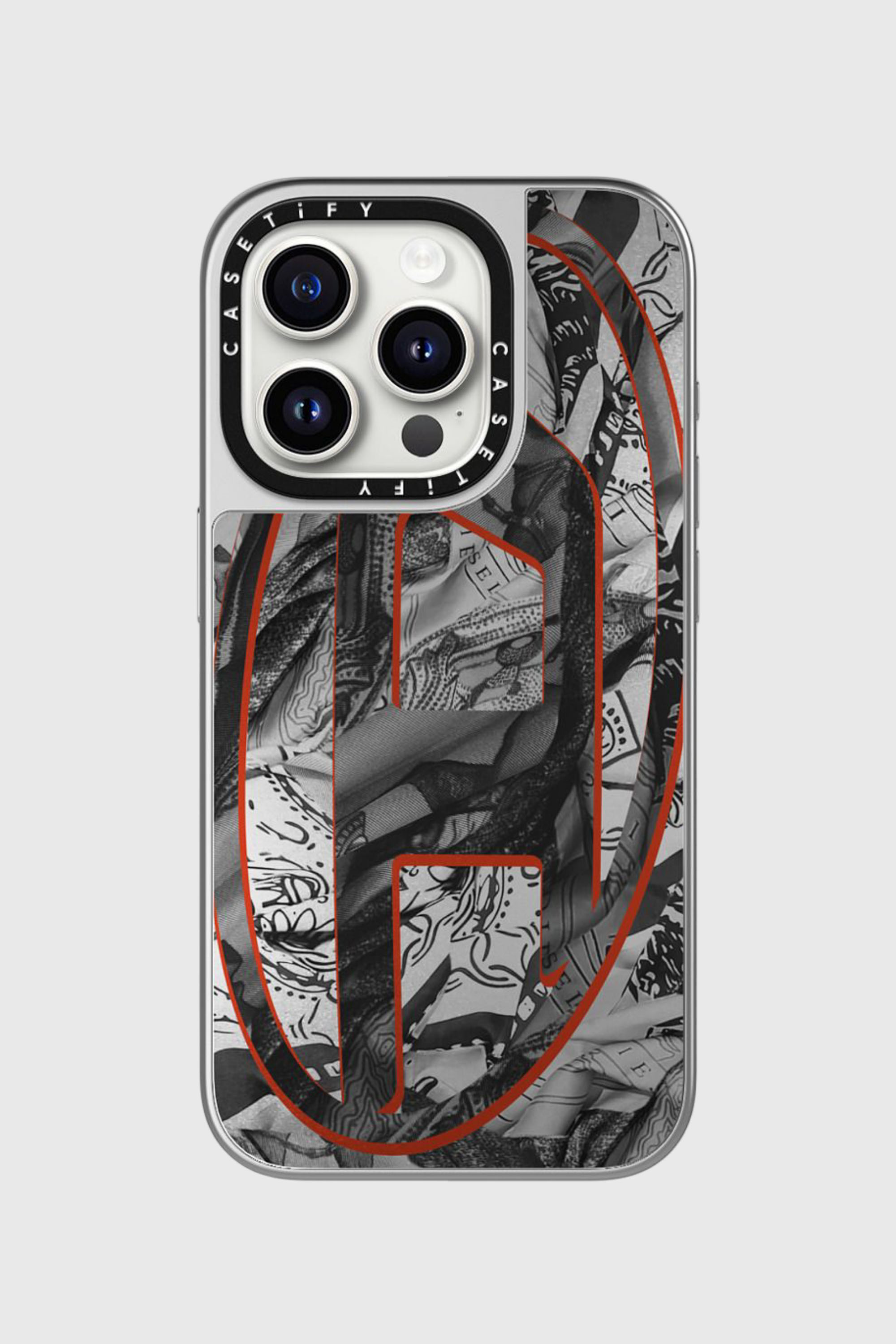 Diesel - 60336 CASETIFY MOULDED CASE, Funda MagSafe Bandana iPhone 15 Pro Unisex in Multicolor - 5