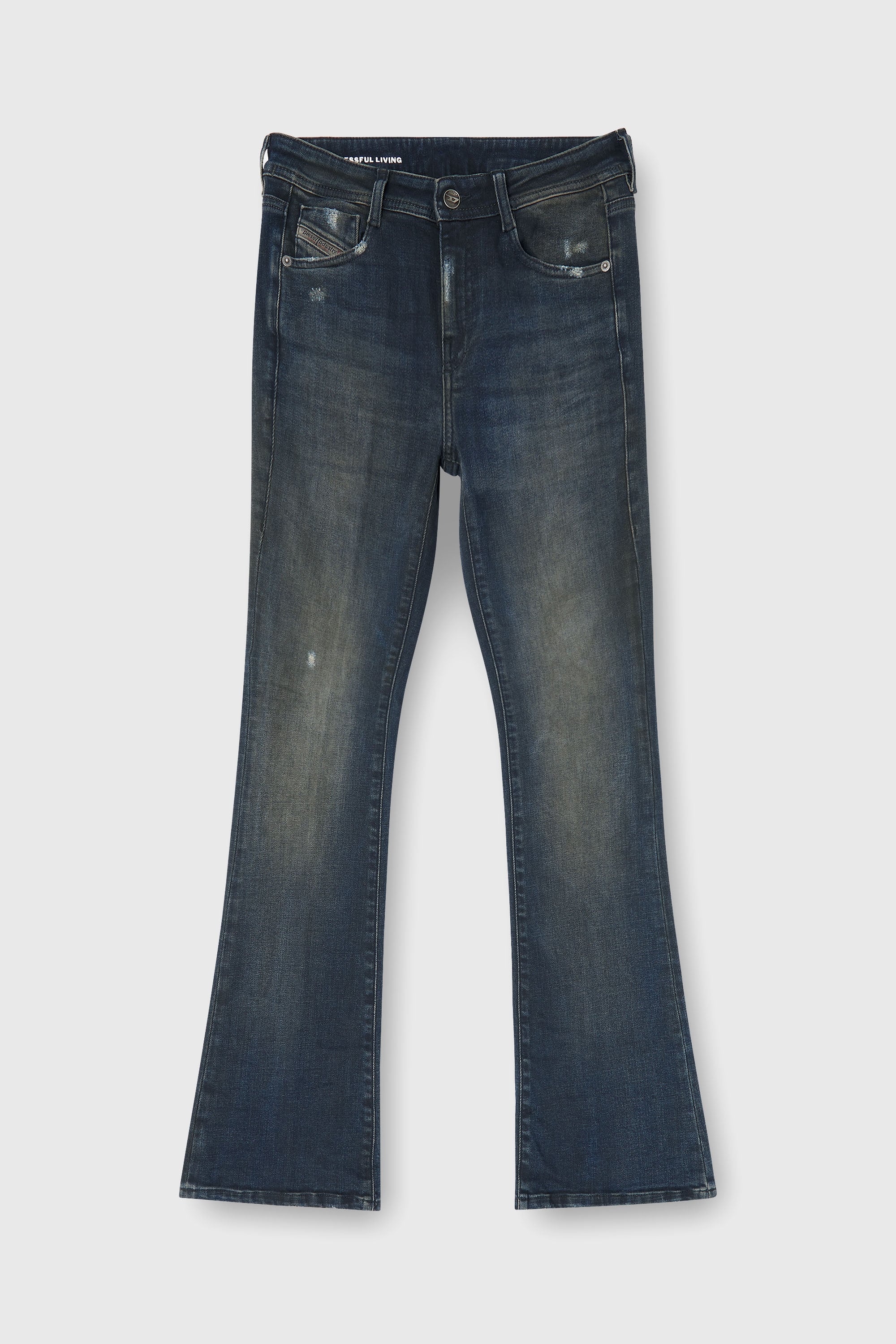 Diesel - Bootcut Jeans 1969 D-Ebbey 09P69 Mujer, Azul Oscuro - 2