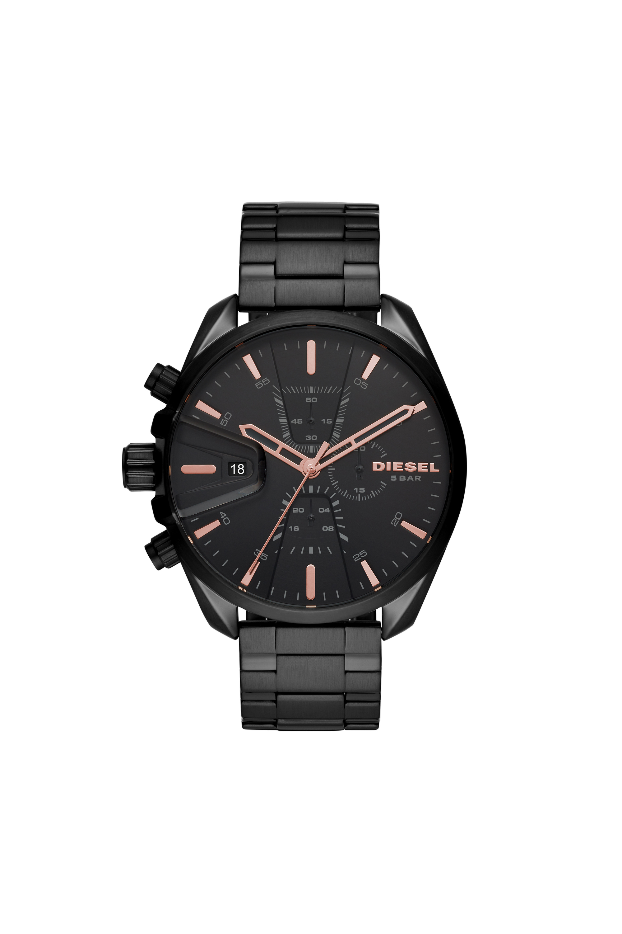 Diesel - DZ4524, Reloj MS9 cron&oacute;grafo en acero inoxidable negro Hombre in Negro - 1