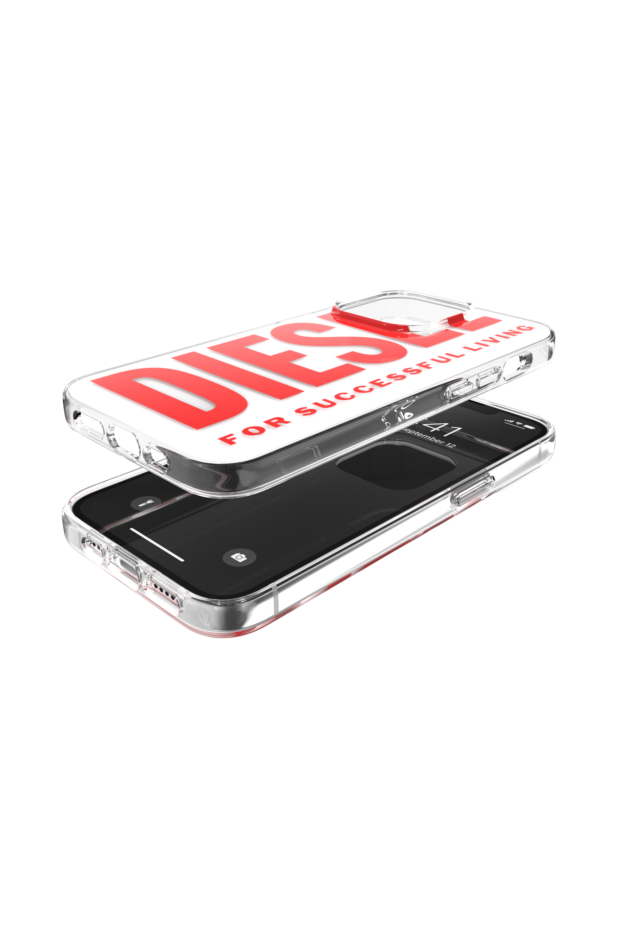 Diesel - 48299 STANDARDASE, Funda en TPU por iPhone 13 / 13 Pro Unisex in Rojo - 3