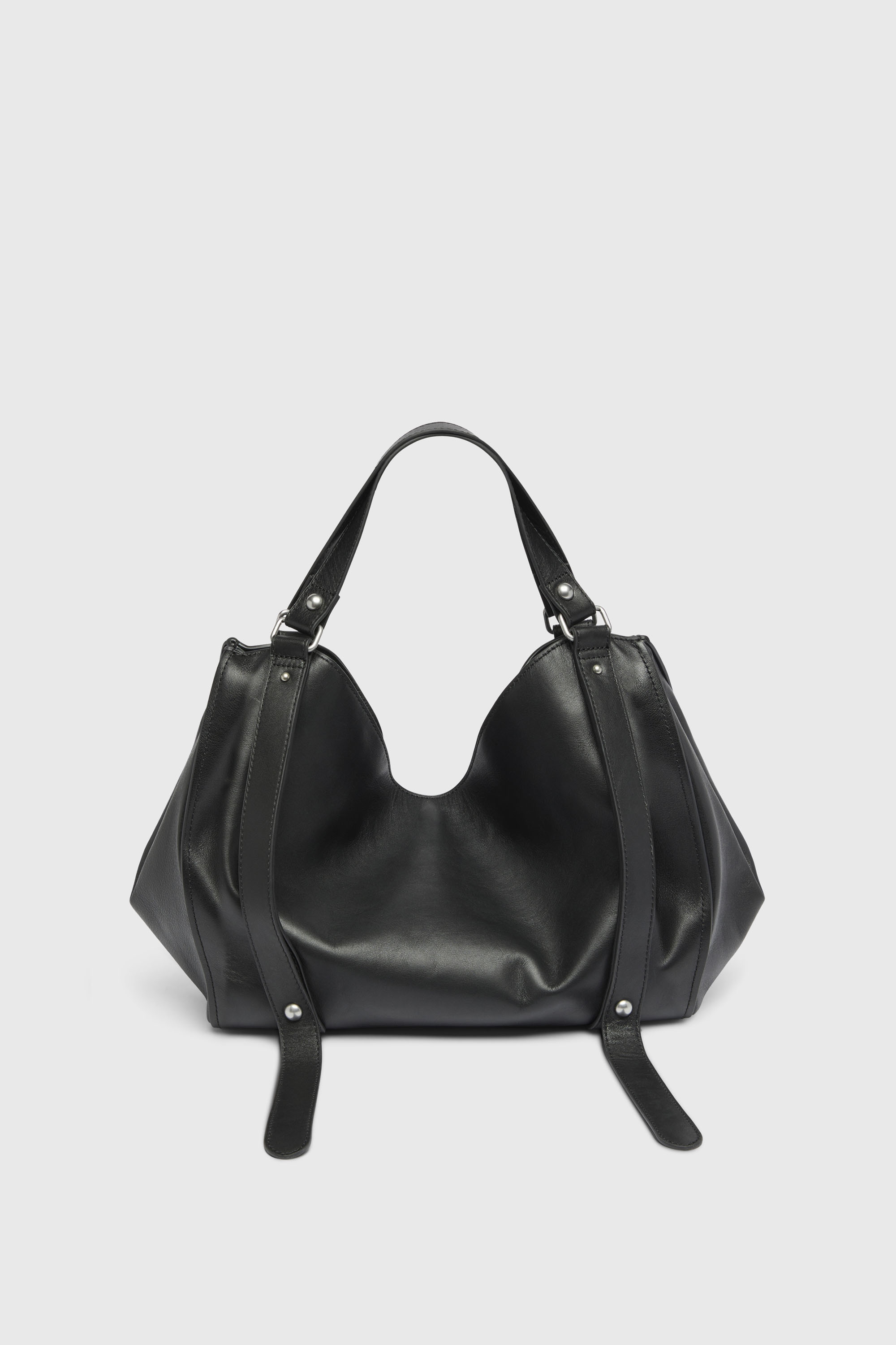 Diesel - D-ONE TOPHANDLE M, D-One-Bolso medium con asa superior de piel tratada Unisex in Negro - 2