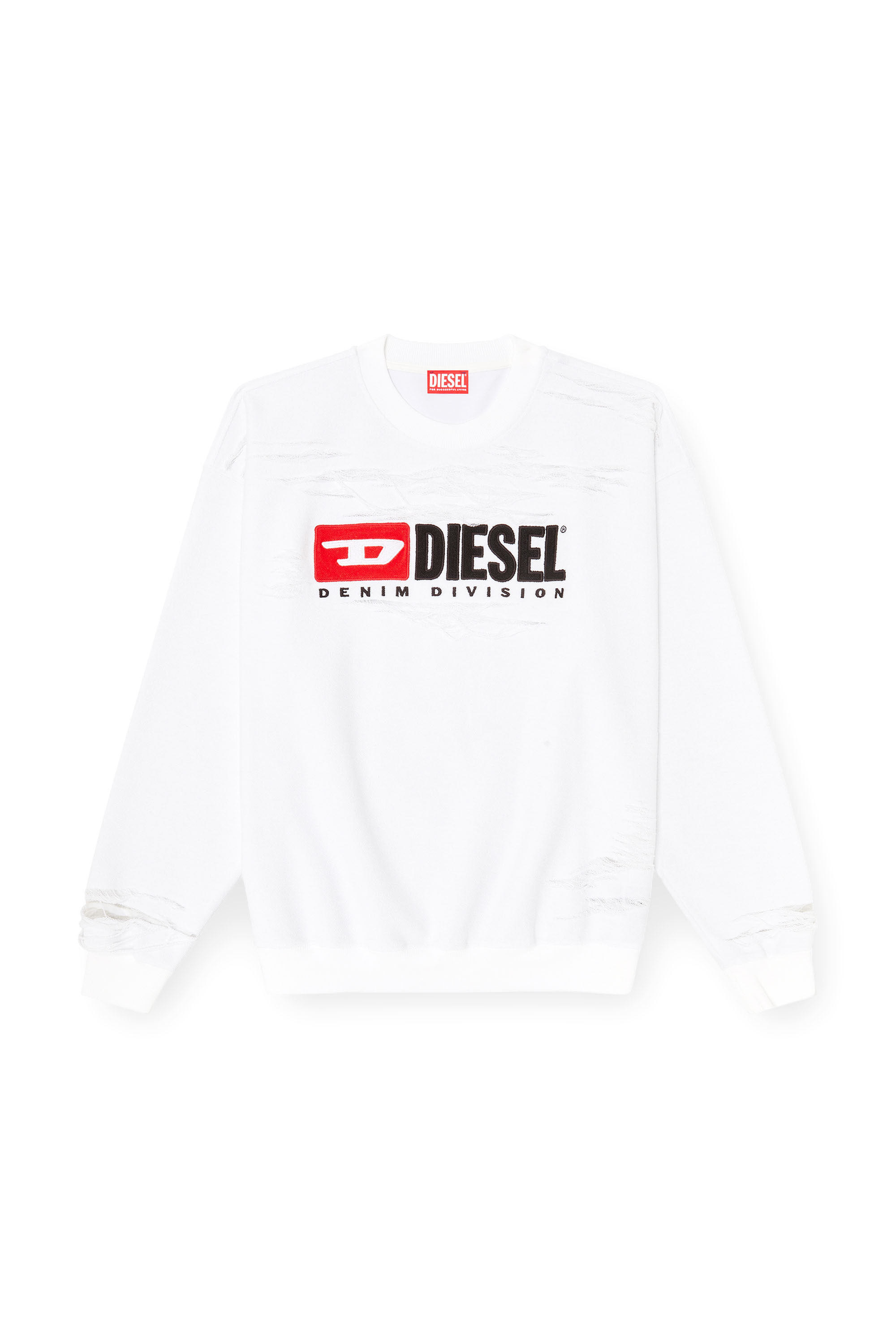 Diesel - S-BOXT-V1, Sudadera con hilos flotantes devor&eacute; Hombre in ToBeDefined - 2