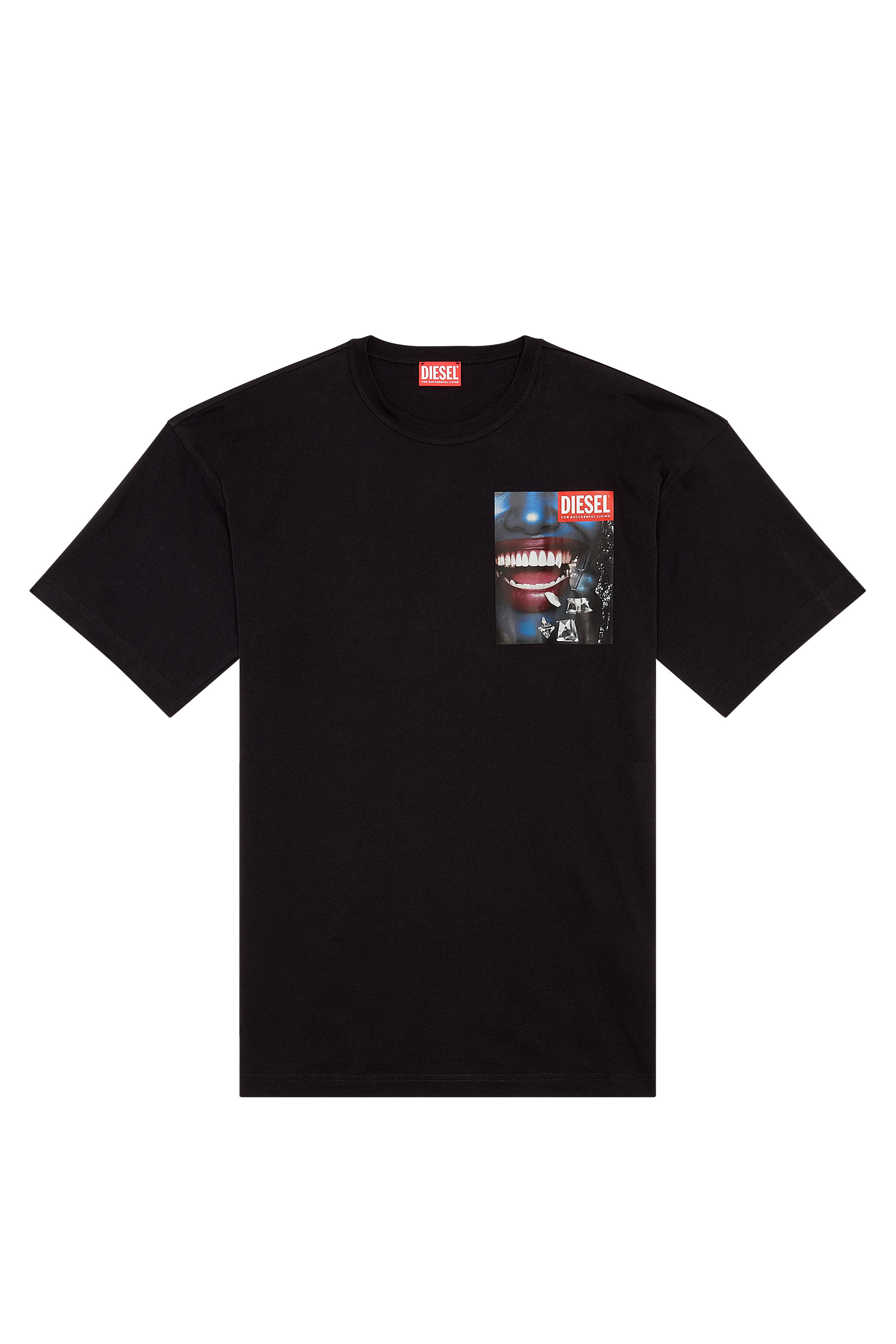 Diesel - T-NABEL-FACE, Negro - Image 3