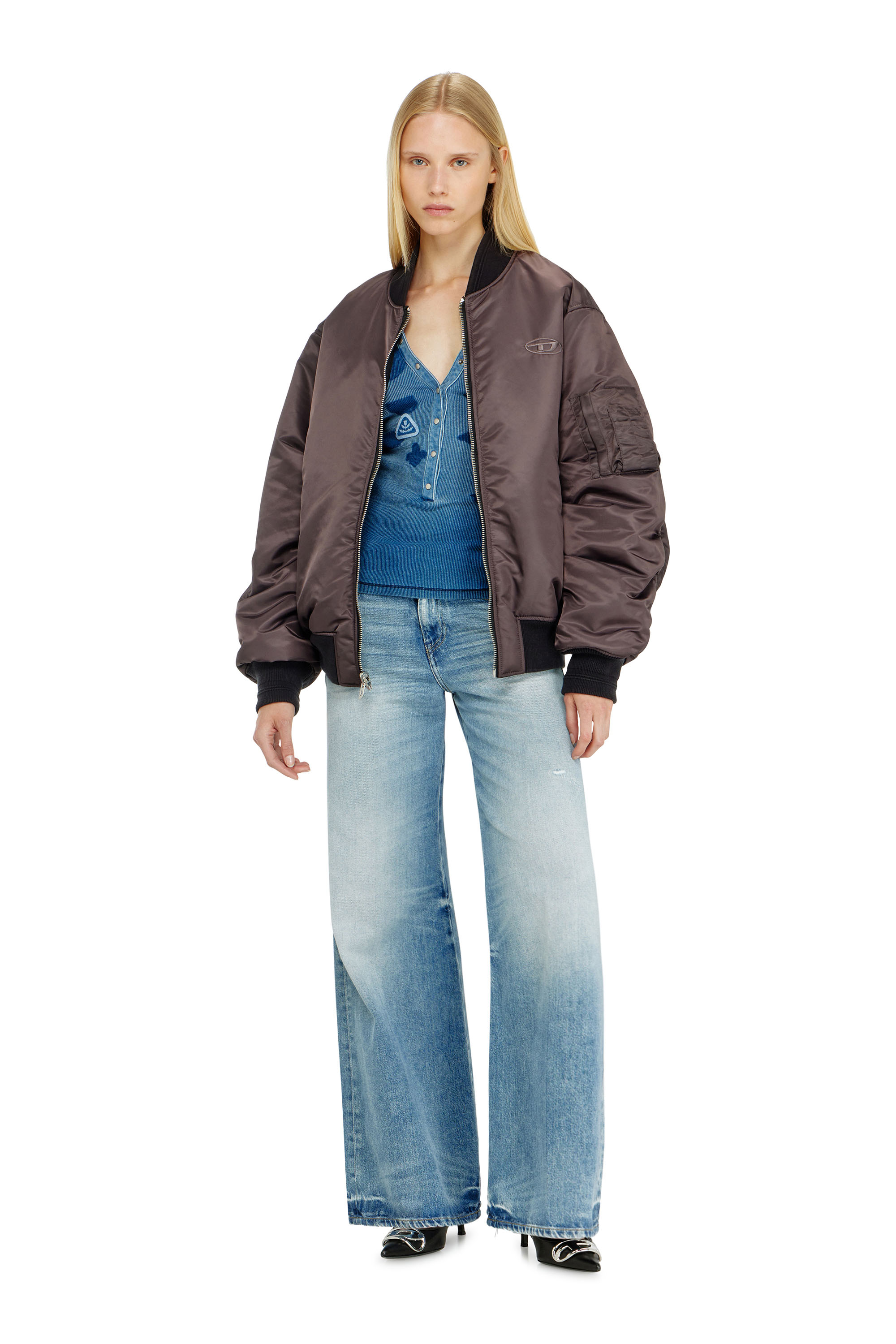 Diesel - Flare Jeans 1978 D-Akemi 09M07 Mujer, Azul Claro - 1