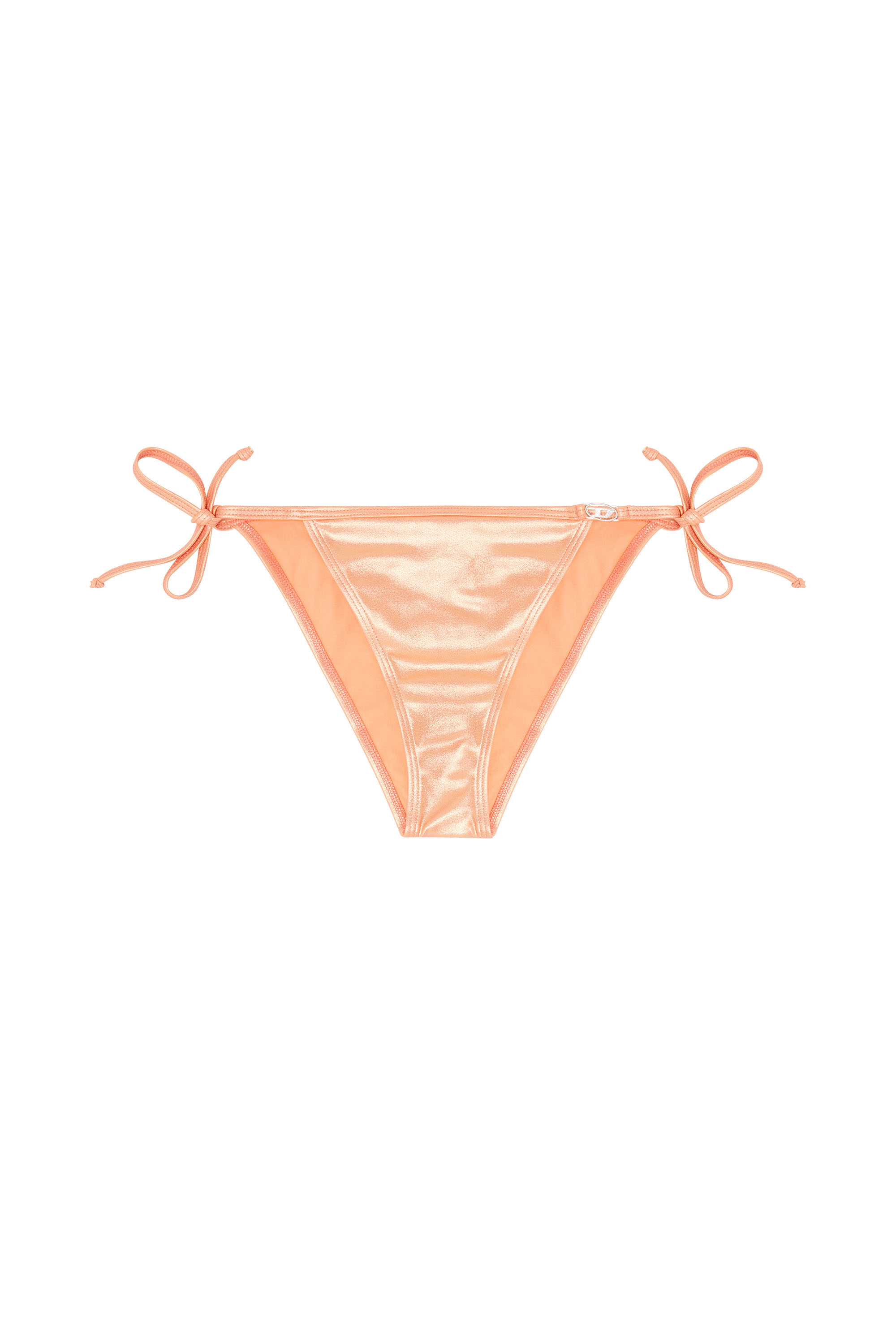 Diesel - BRIGITTES-DNM, Braguita bikini con lazada lateral en tejido brillante Mujer in ToBeDefined - 3