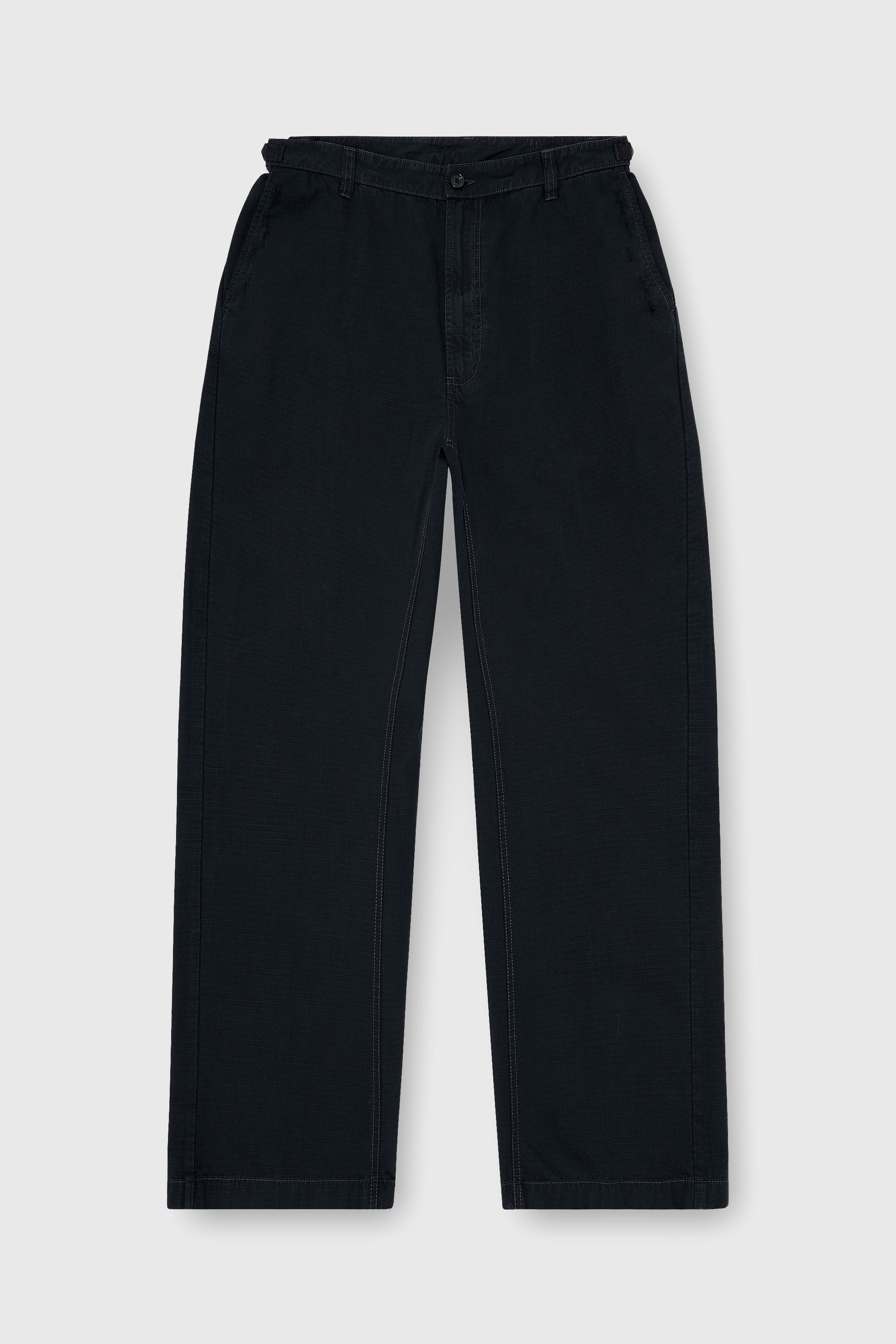 Diesel - P-BALL, Pantalones de ripstop de algod&oacute;n con hebillas laterales Hombre in Negro - 2
