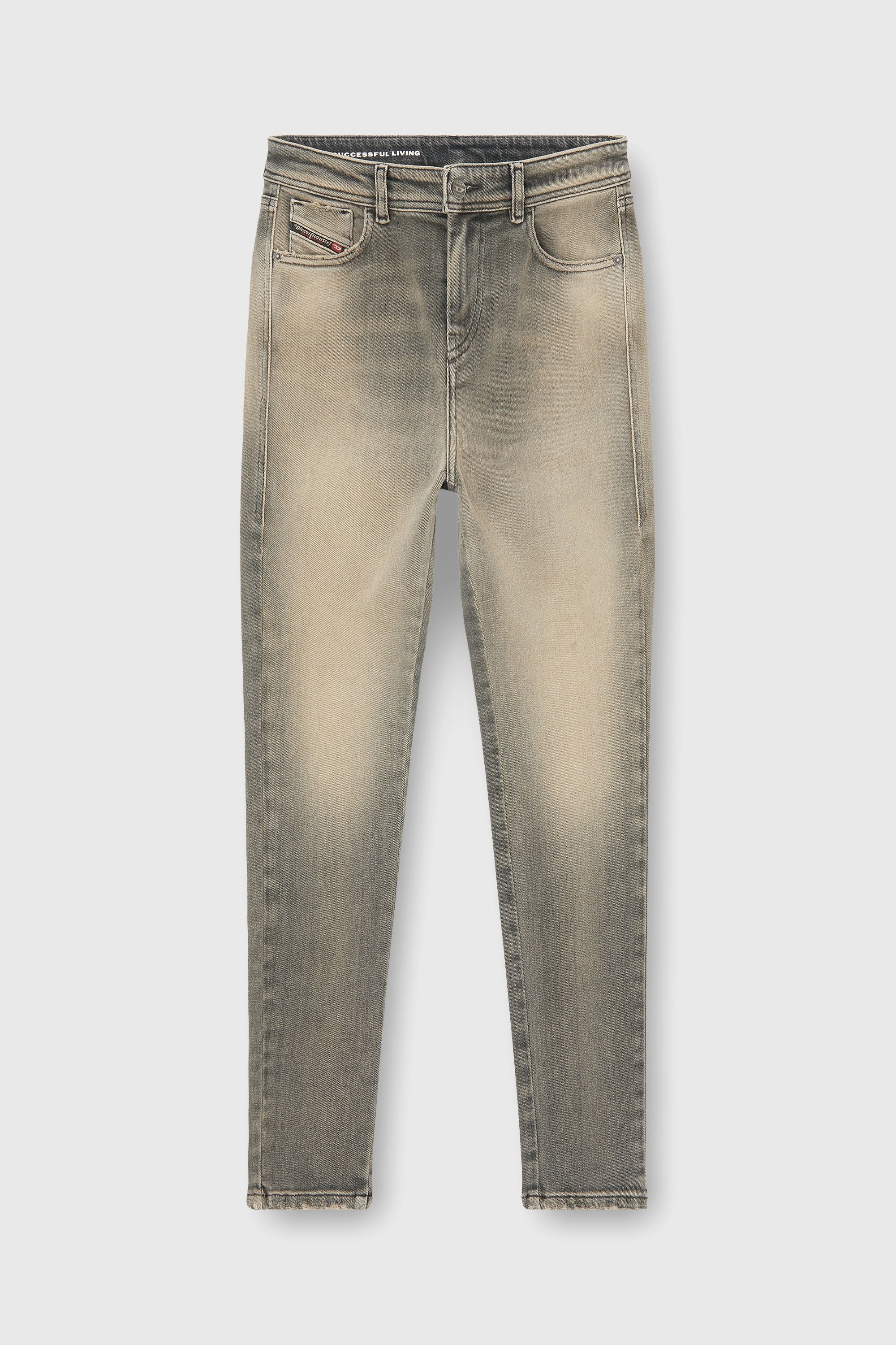 Diesel - Skinny Jeans 2017 Slandy 09P32 Mujer, Gris - 2