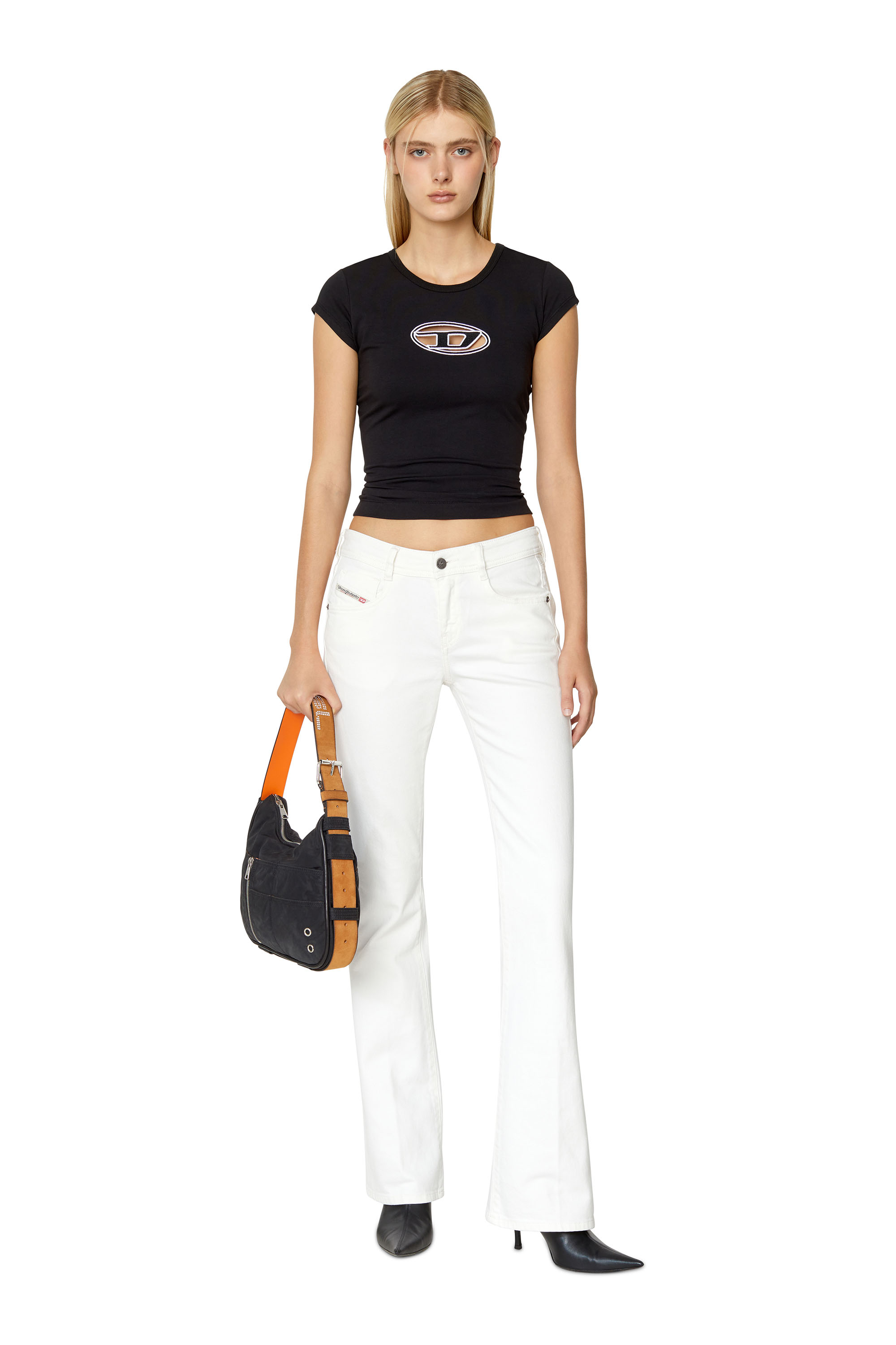 Diesel - Bootcut and Flare Jeans 1969 D-Ebbey 09D63, Blanco - Image 5