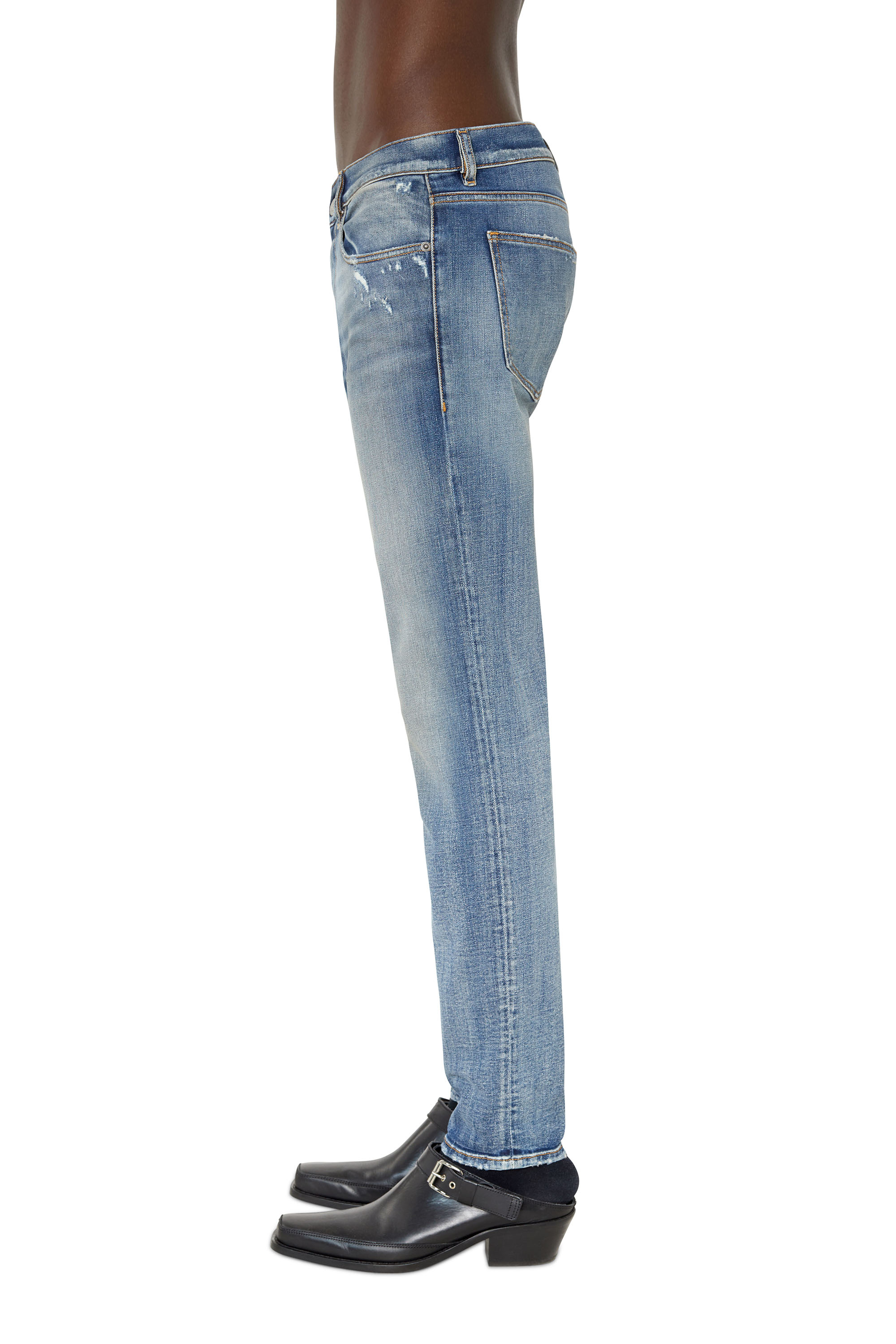 Diesel - 2019 D-STRUKT 09E15 Slim Jeans, Azul medio - Image 5