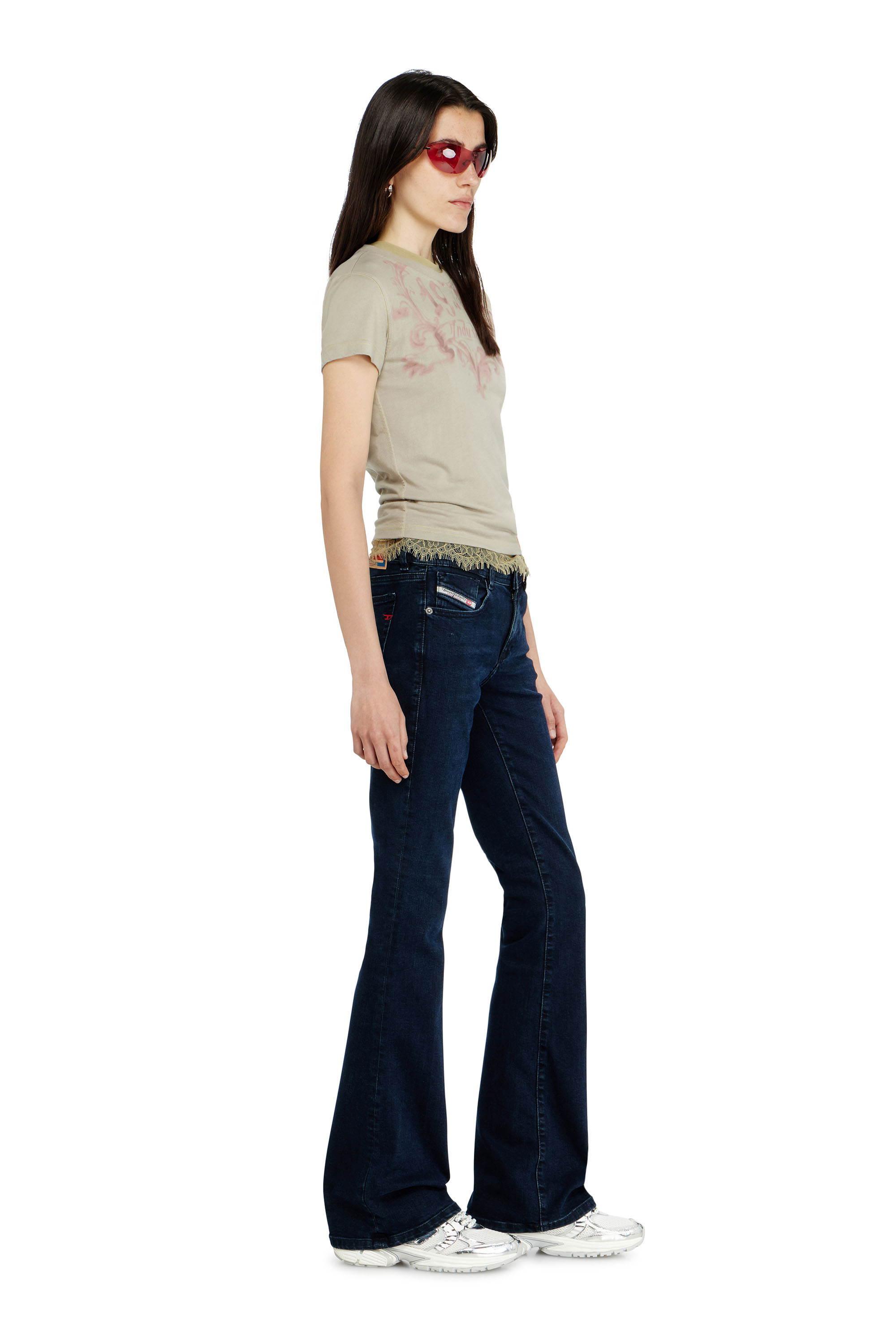 Diesel - Bootcut Jeans 1969 D-Ebbey 0KBBG Mujer, Azul Oscuro - 2