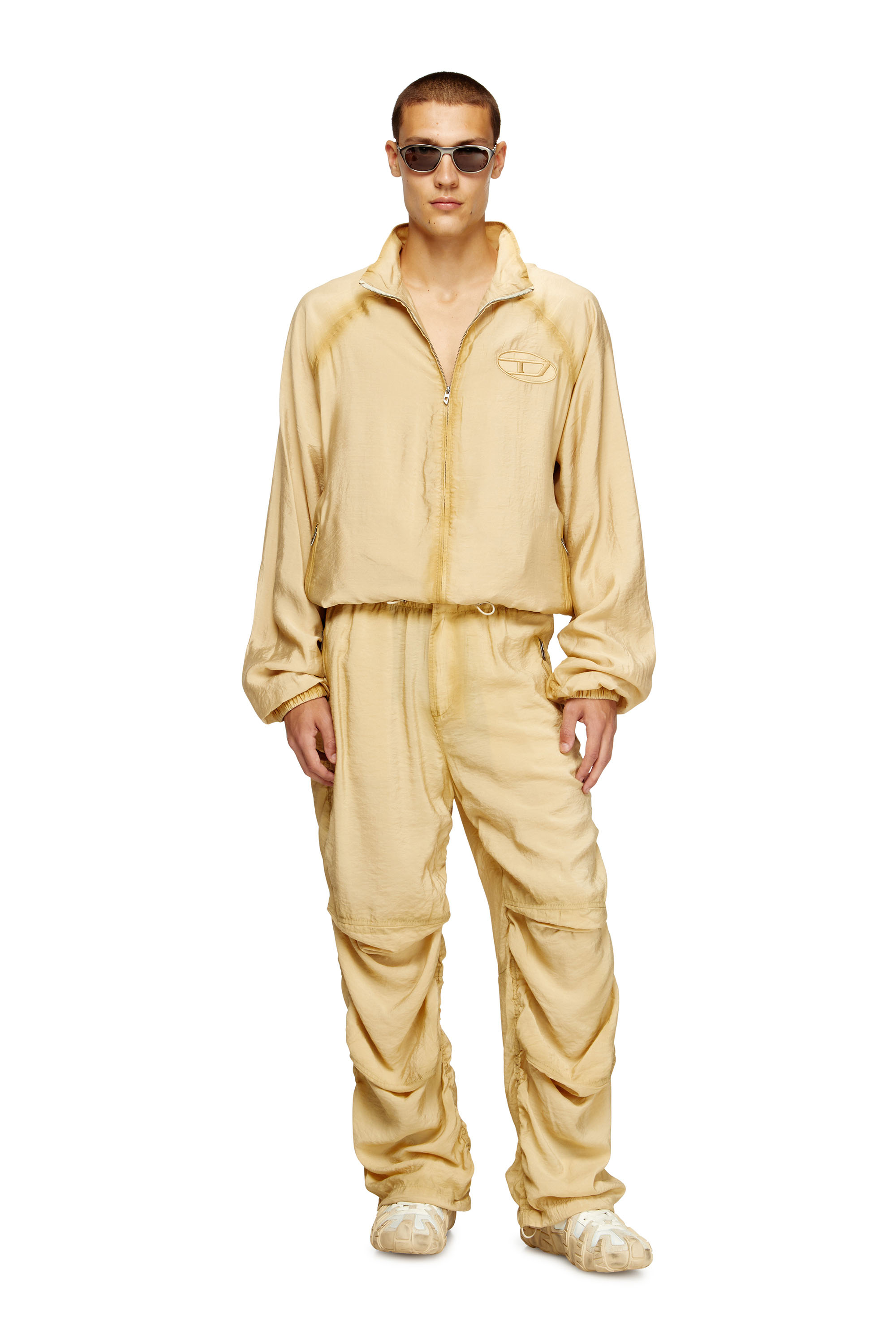 Diesel - J-HENRI-SOUVENIR, Chaqueta deportiva bordada conmemorativa Hombre in Beige - 2