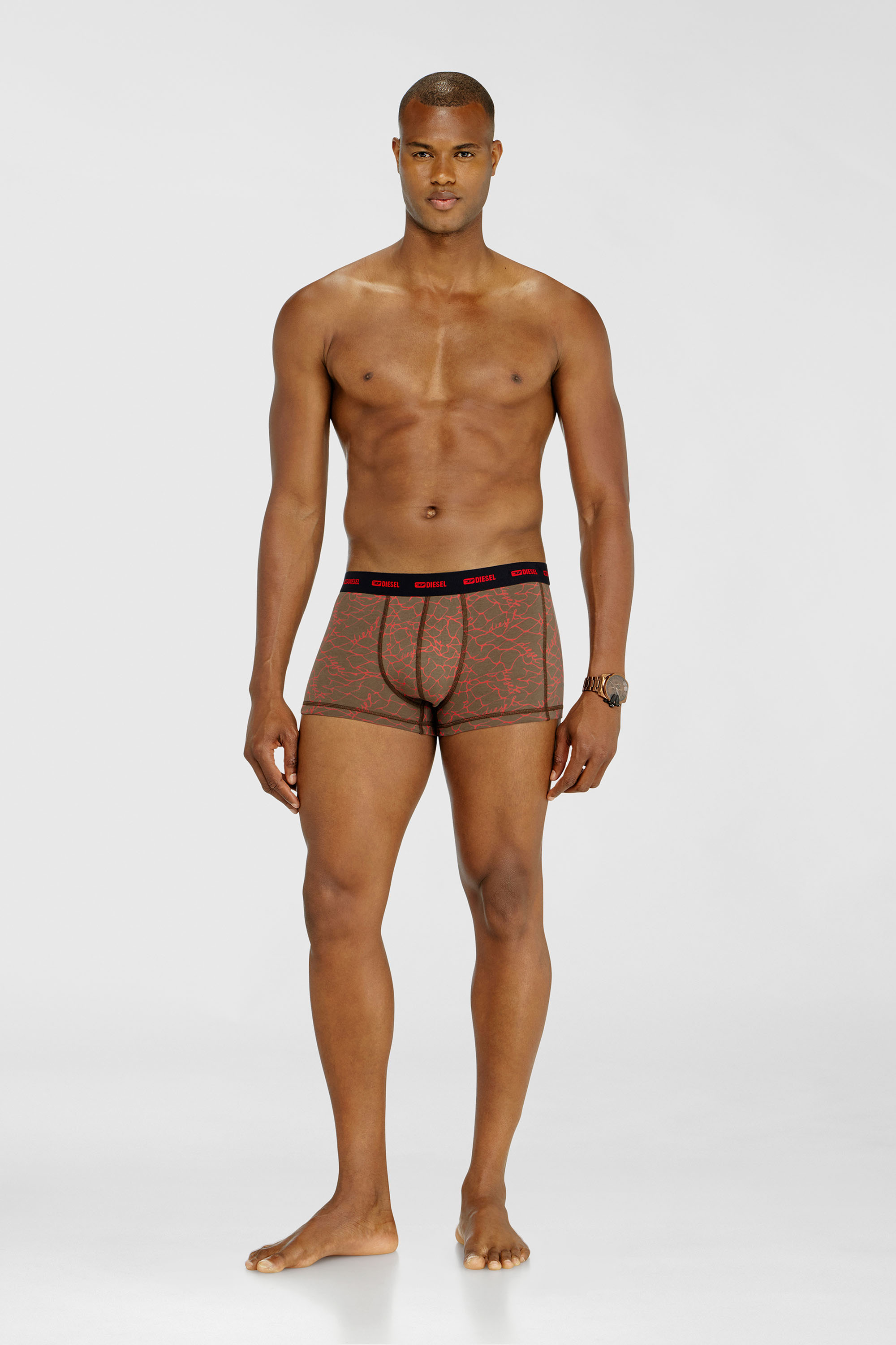 Diesel - DAMIEN-UTLT-3PACK, Paquete de tres b&oacute;xers con motivo gr&aacute;fico Hombre in Multicolor - 2