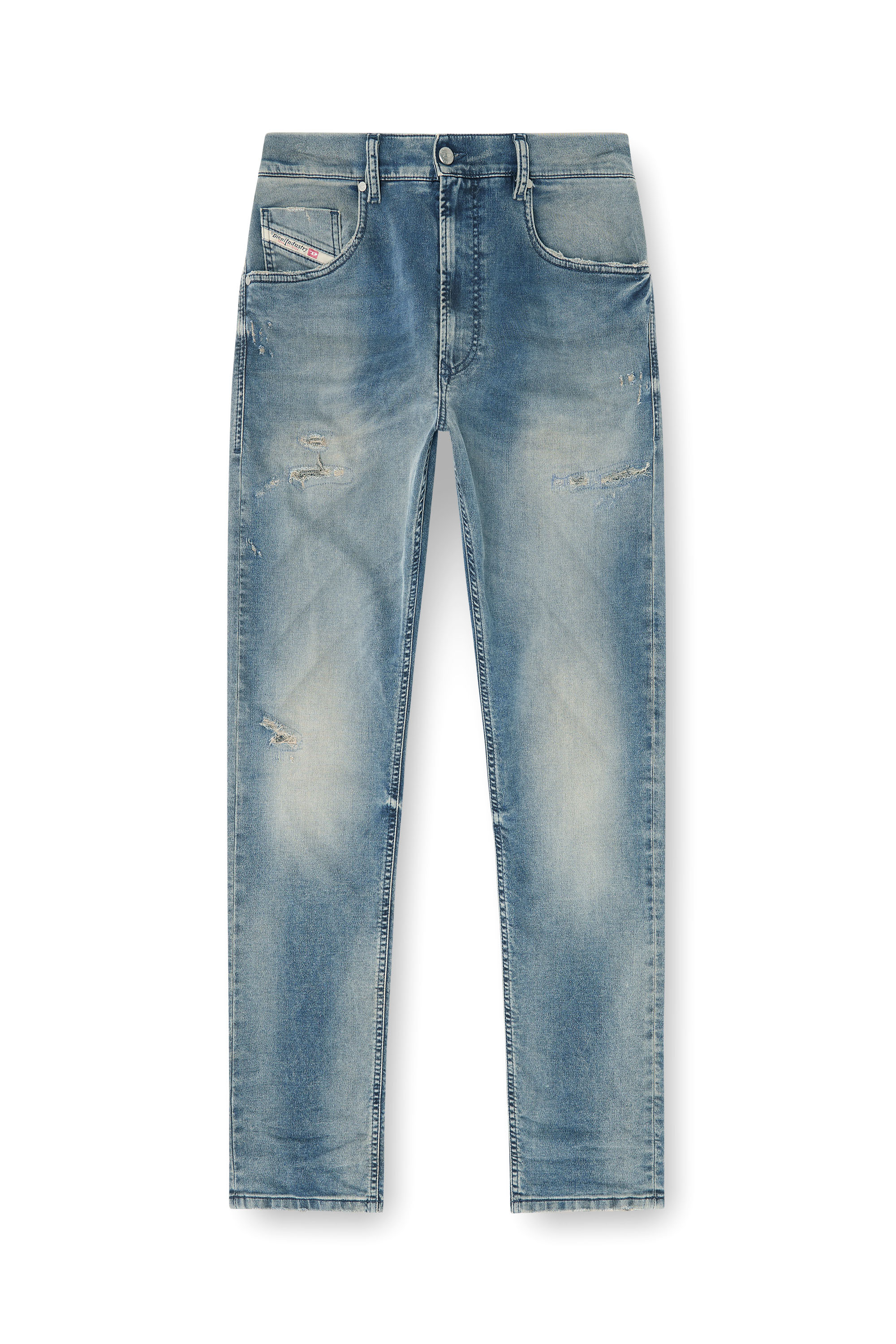 Diesel - Regular 2032 D-Krooley-BW Joggjeans&reg; 068WY Hombre, Azul medio - 4