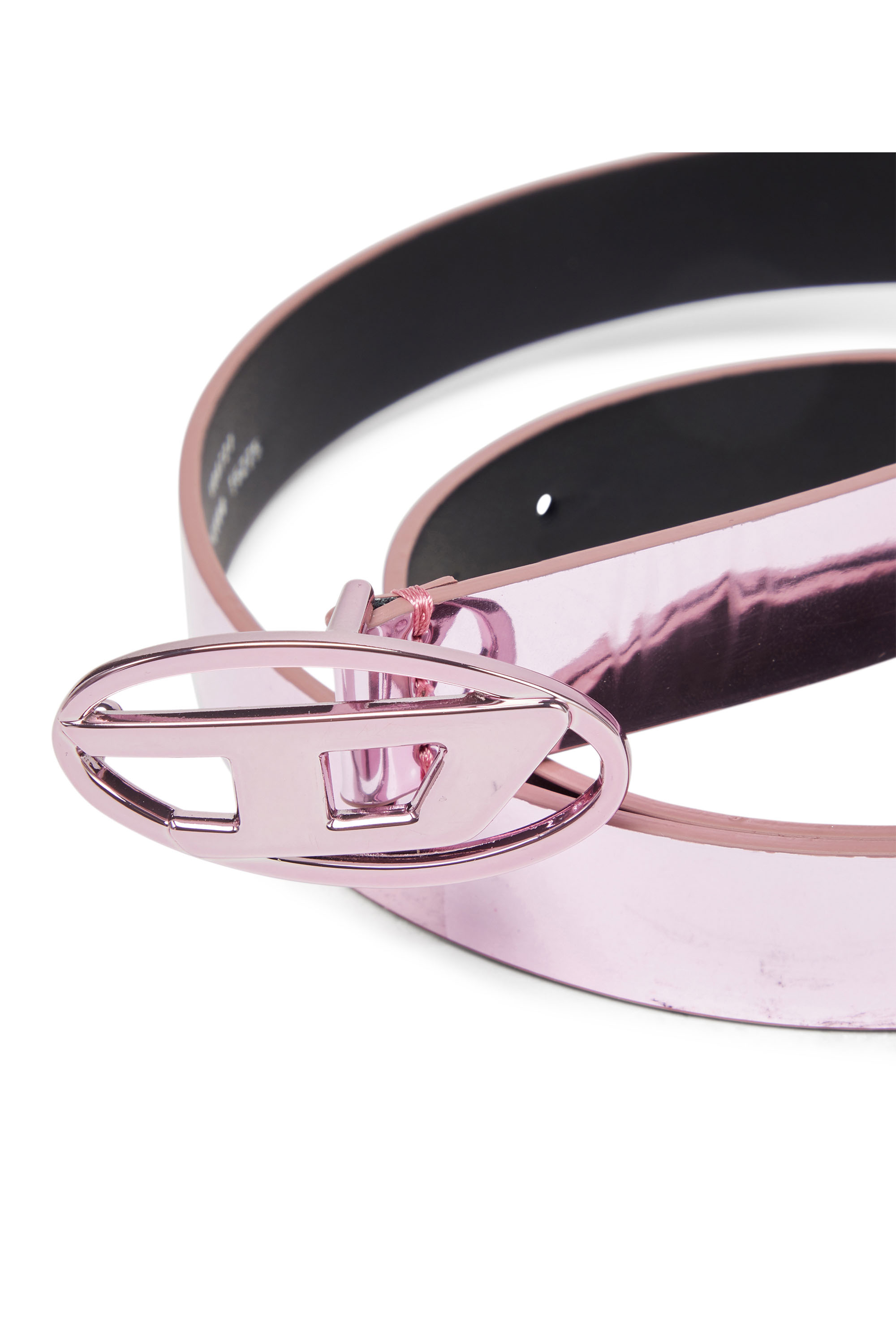 Diesel - B-1DR 20, Cinturón 2 cm metálico fino Mujer in Rosa - 3