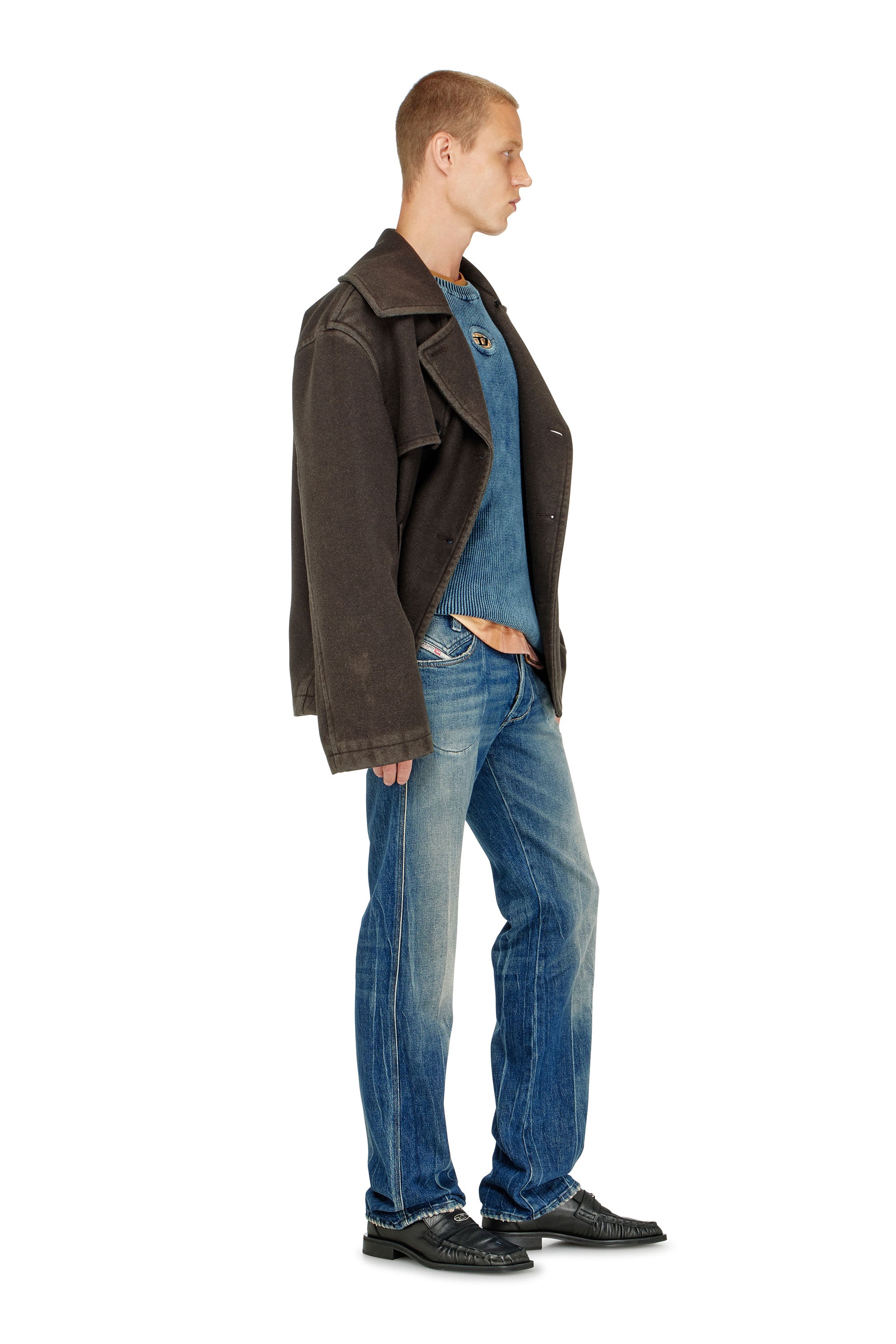 Diesel - Regular Jeans 1985 Larkee 09Q27 Hombre, Azul medio - 4