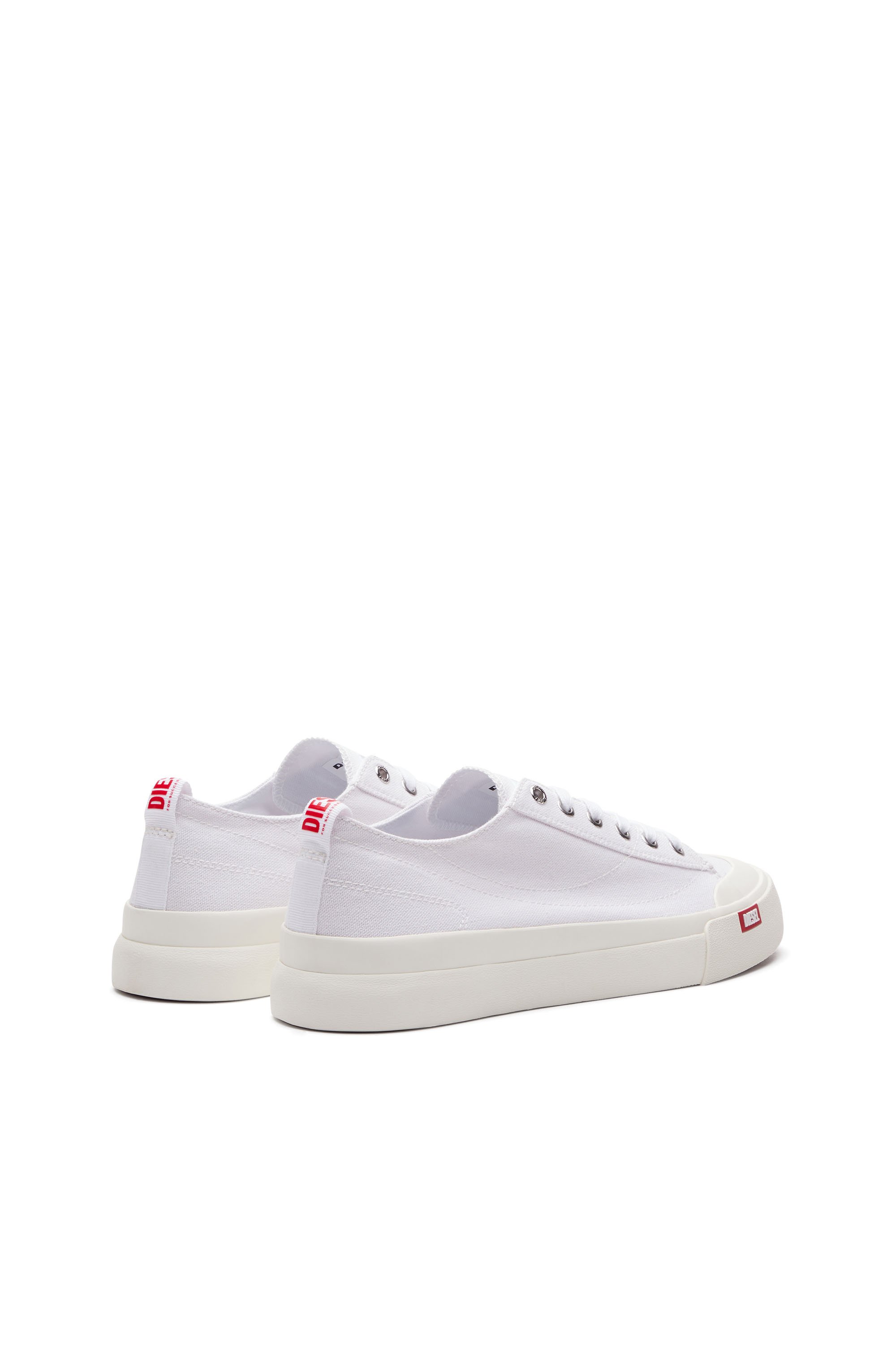 Diesel - S-ATHOS LOW W, S-Athos Low-Deportivas altas de lona Mujer in Blanco - 3