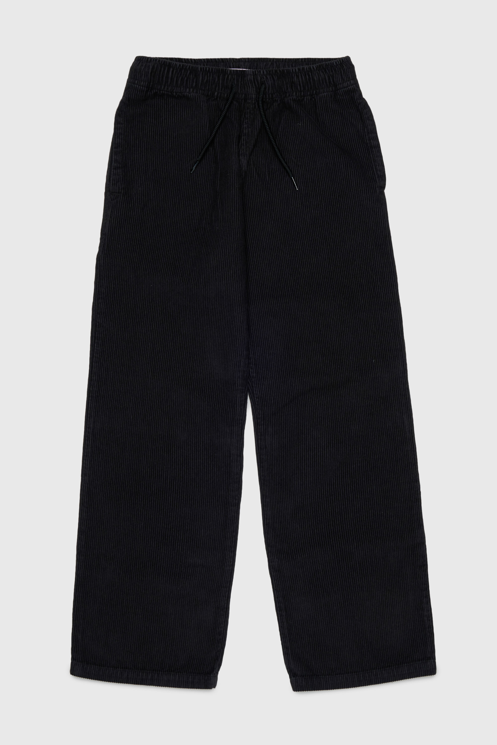 Diesel - PMILL, Man's Corduroy pants with drawstring waist in Black - 1