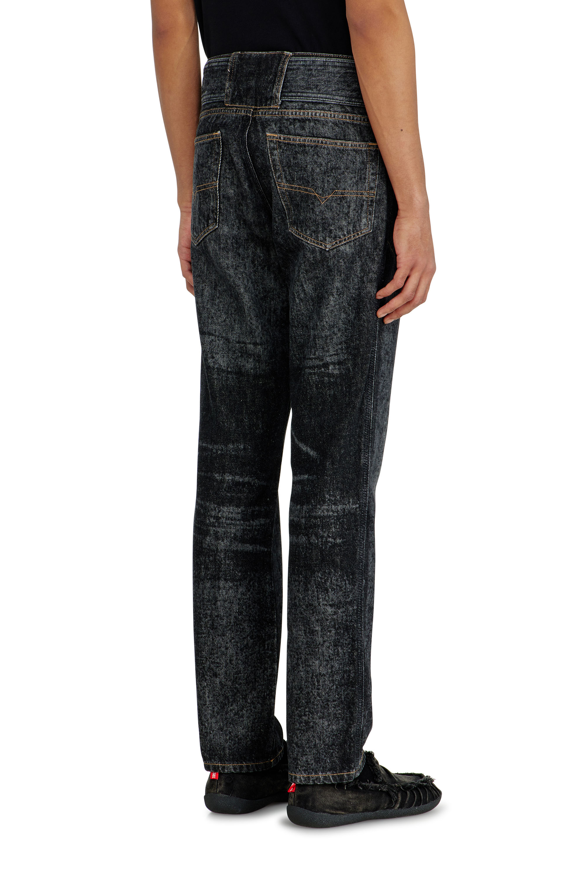 Diesel - Slim Jeans D-Villus 09Q24 Hombre, Negro/Gris oscuro - 5