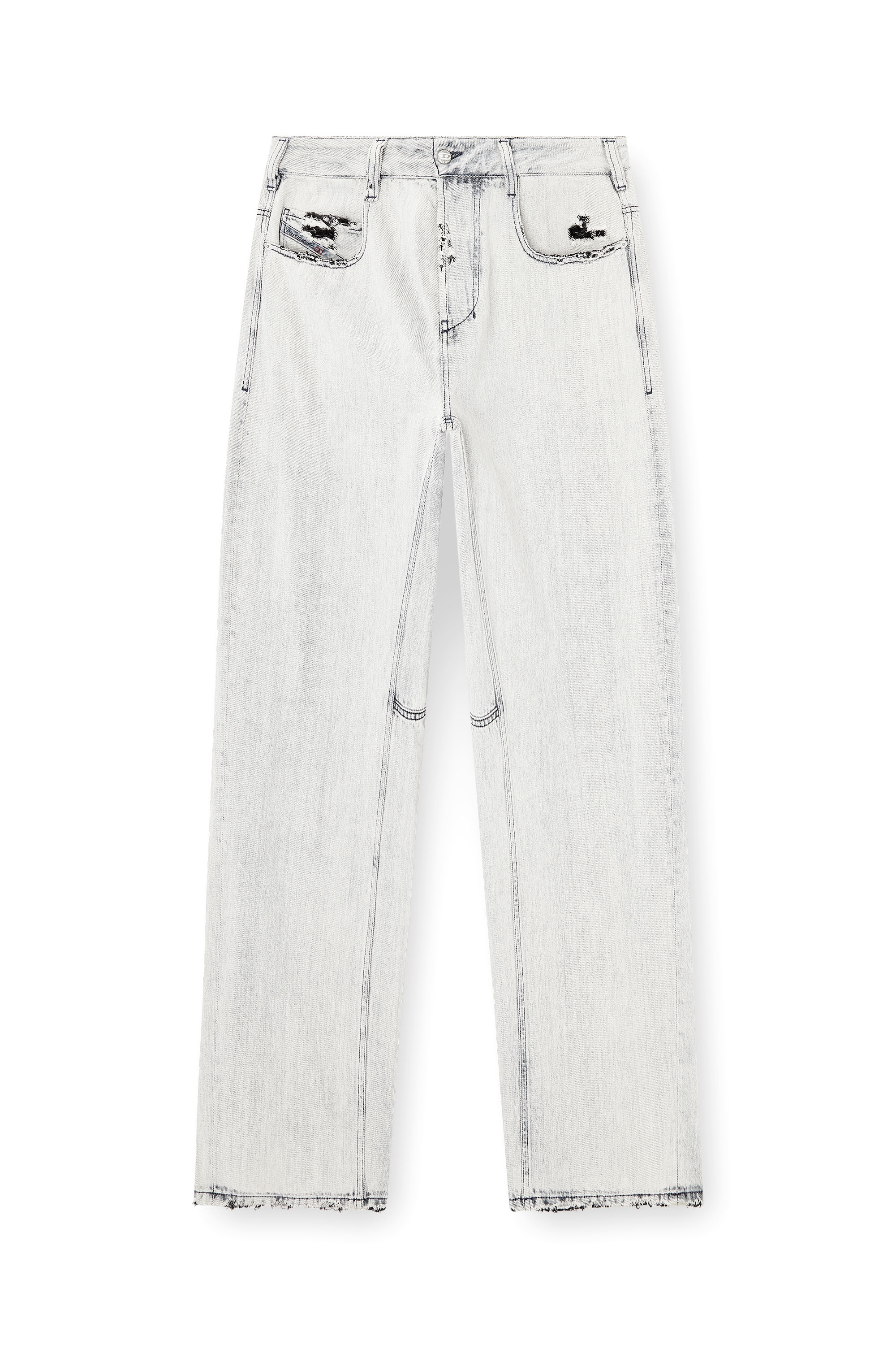 Diesel - Relaxed Jeans 1997 D-Enim-M 068UR Unisex, Azul Claro - 3