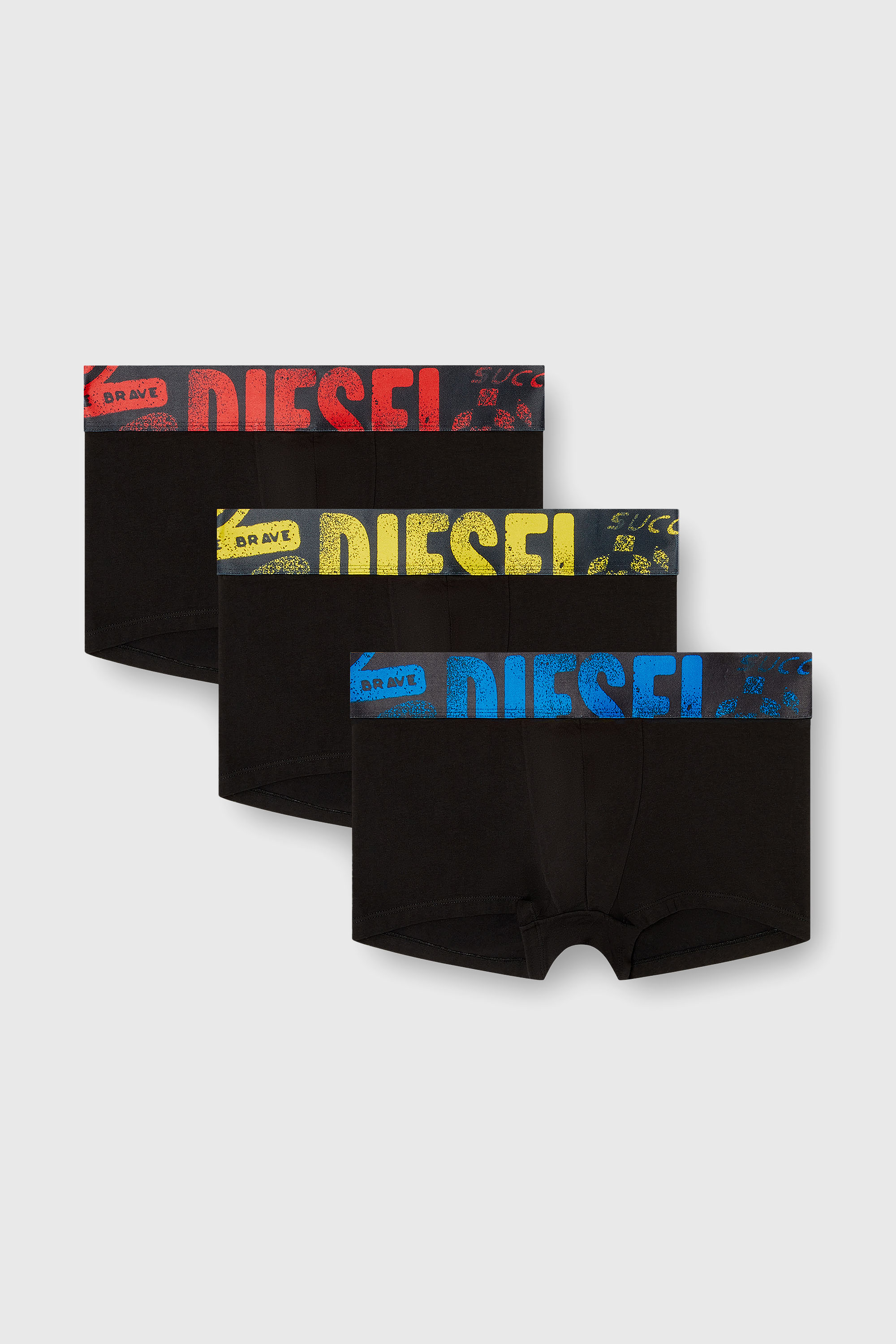 Diesel - UMBX-DAMIENTHREEPACK-5.5EL, Paquete de tres calzoncillos con logo multicolor Hombre in Multicolor - 1