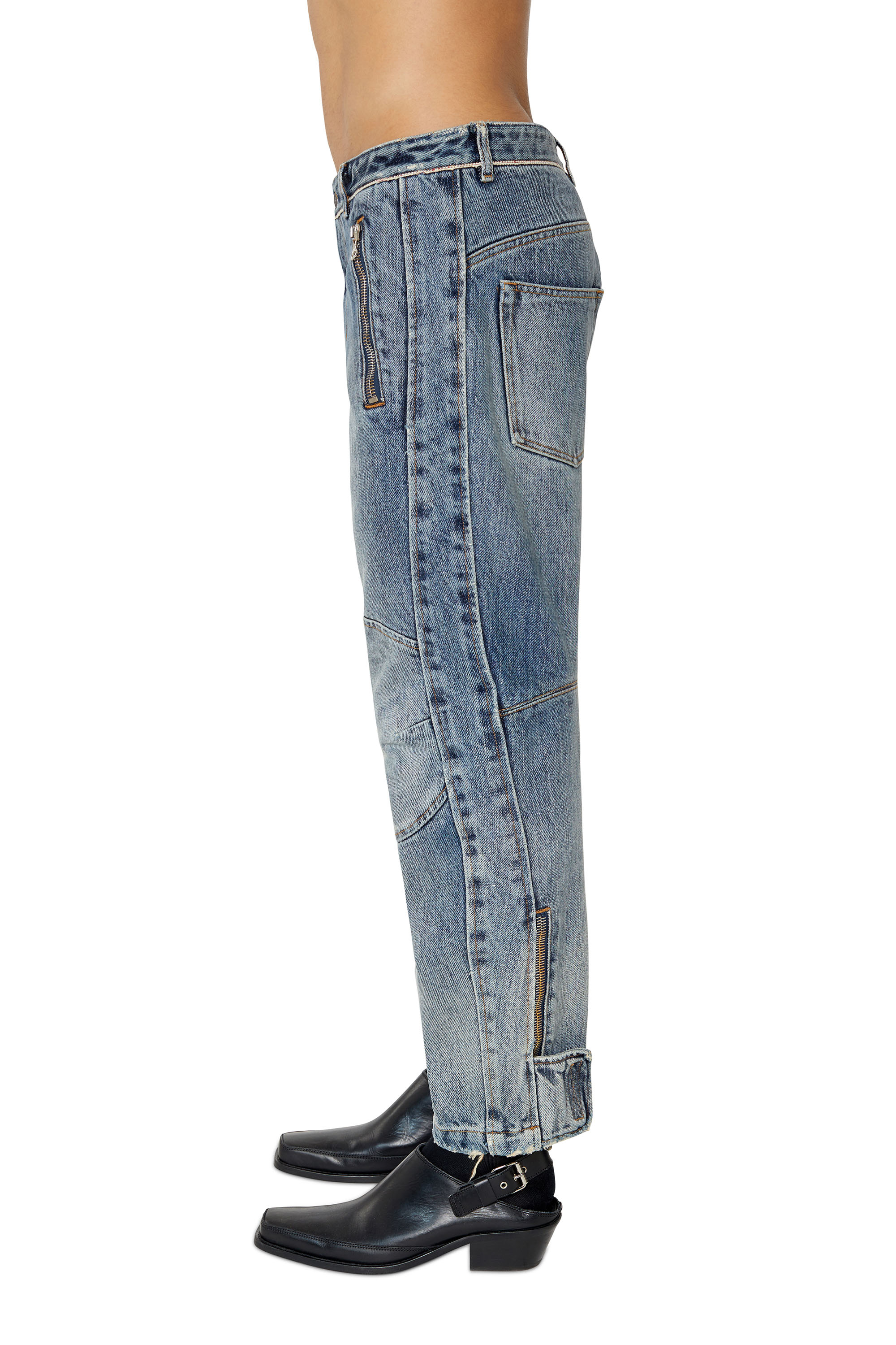 Diesel - D-Generate 0IHAS Straight Jeans, Azul medio - Image 4
