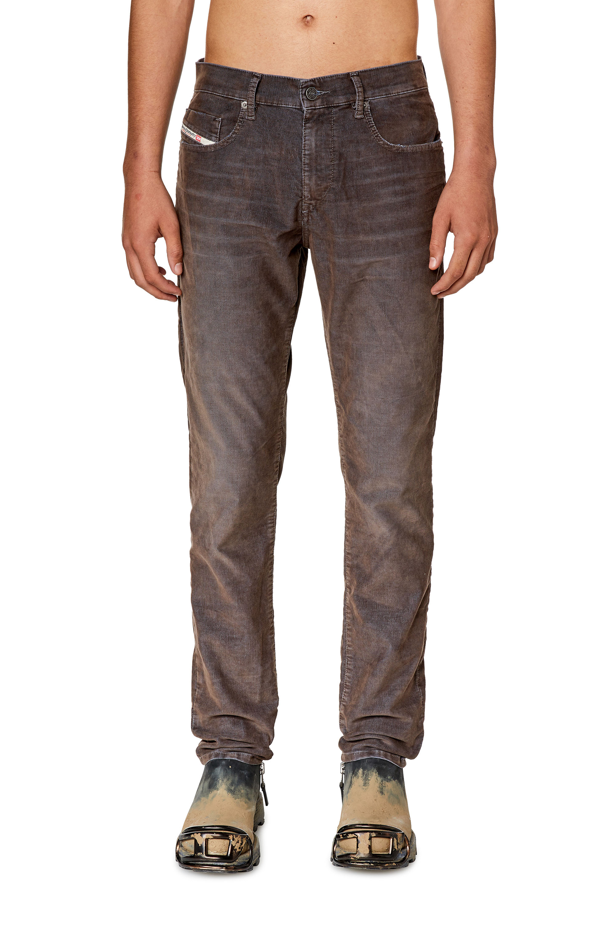 Diesel - Slim Jeans 2019 D-Strukt 003GJ, Negro/Gris oscuro - Image 2