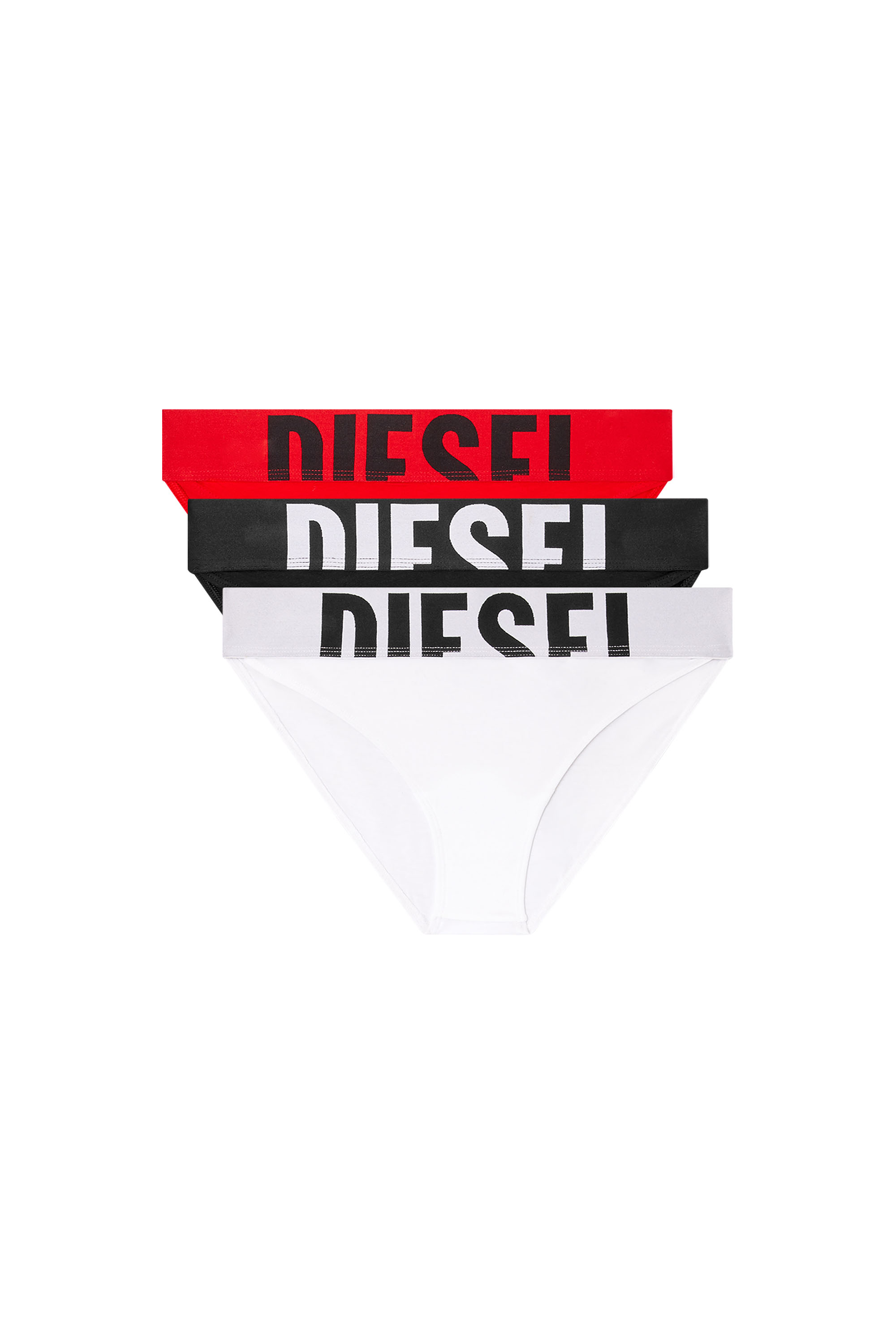 Diesel - LOLA-D-POP-3PACK, Paquete de tres bragas con logotipo recortado Mujer in Multicolor - 4