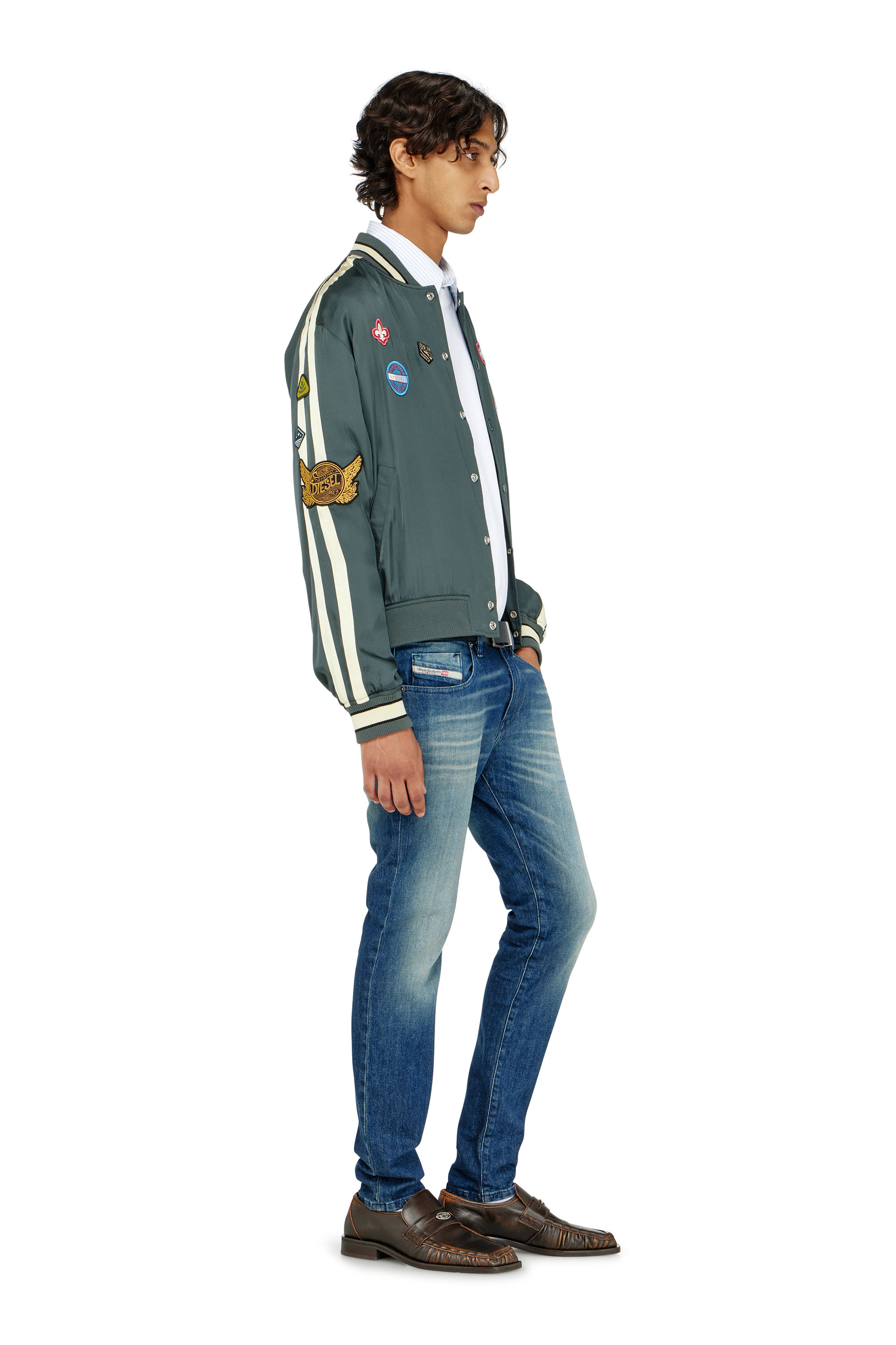 Diesel - Slim Jeans 2019 D-Strukt 0KBBR Hombre, Azul Oscuro - 2