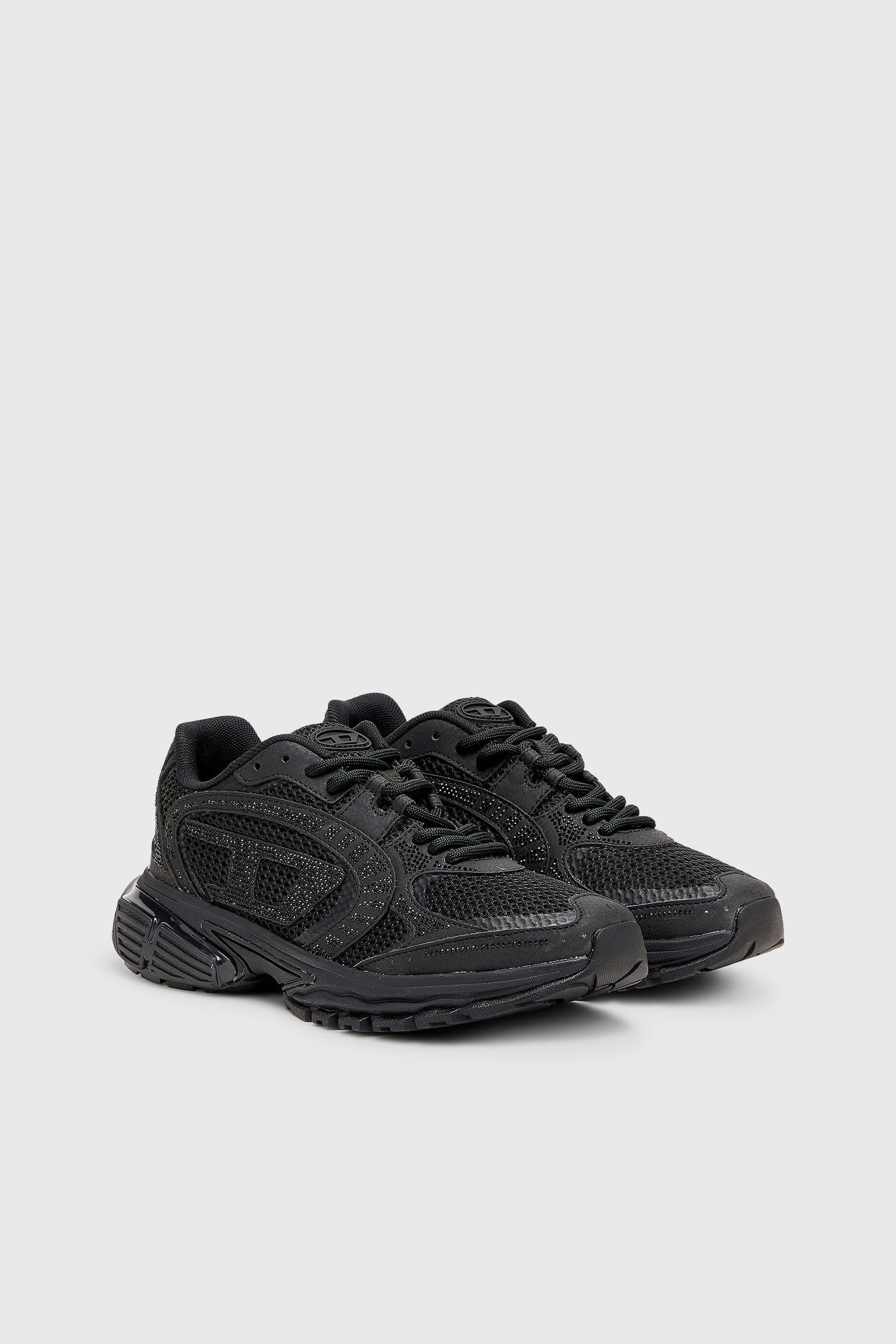 Diesel - S-PRO-V-DENSE LOW W, S-Pro-V-Dense - Zapatillas de malla con cristales Mujer in Negro - 2