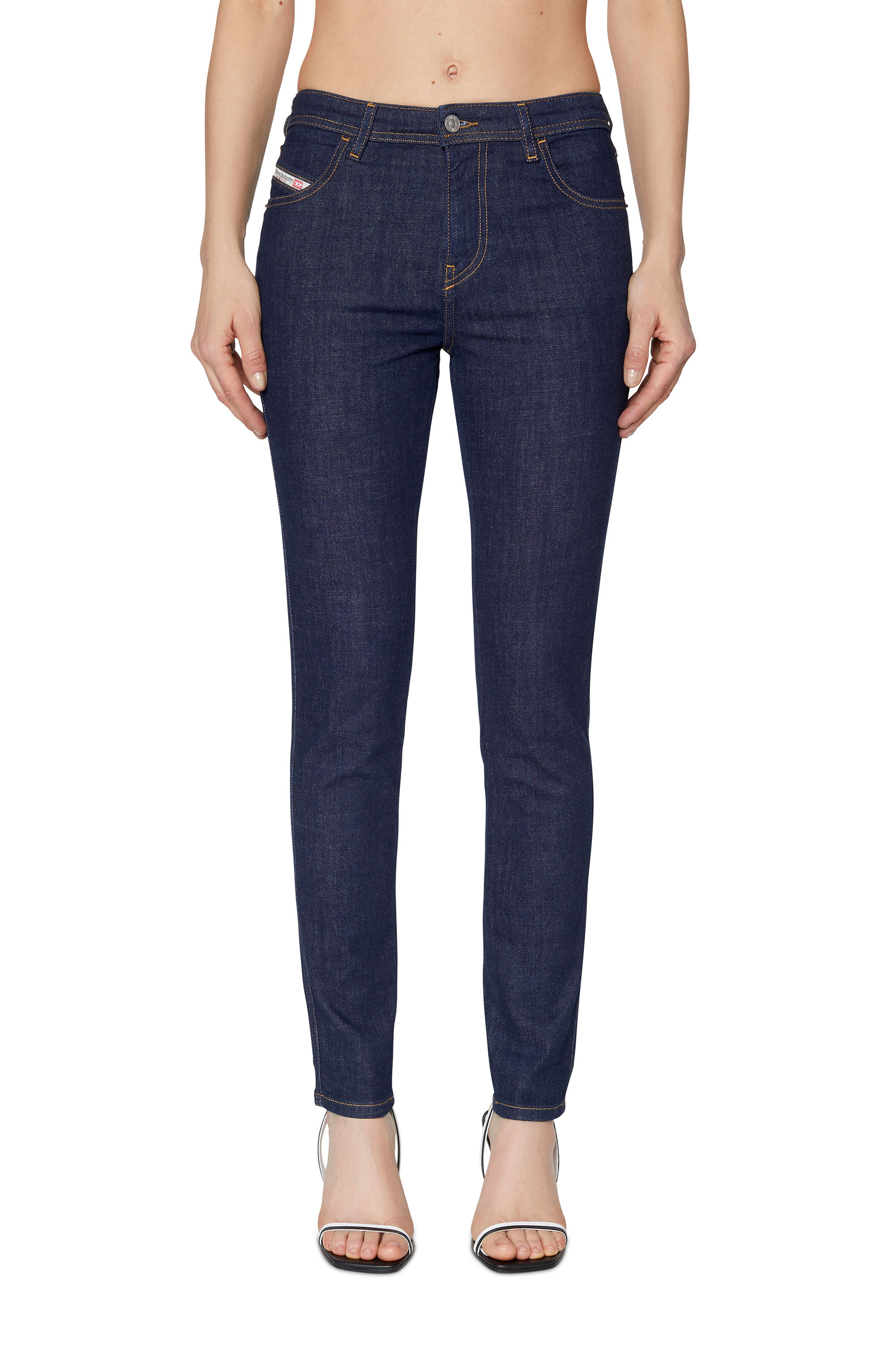 Skinny Jeans 2015 Babhila Z9C17, Azul Oscuro - Vaqueros
