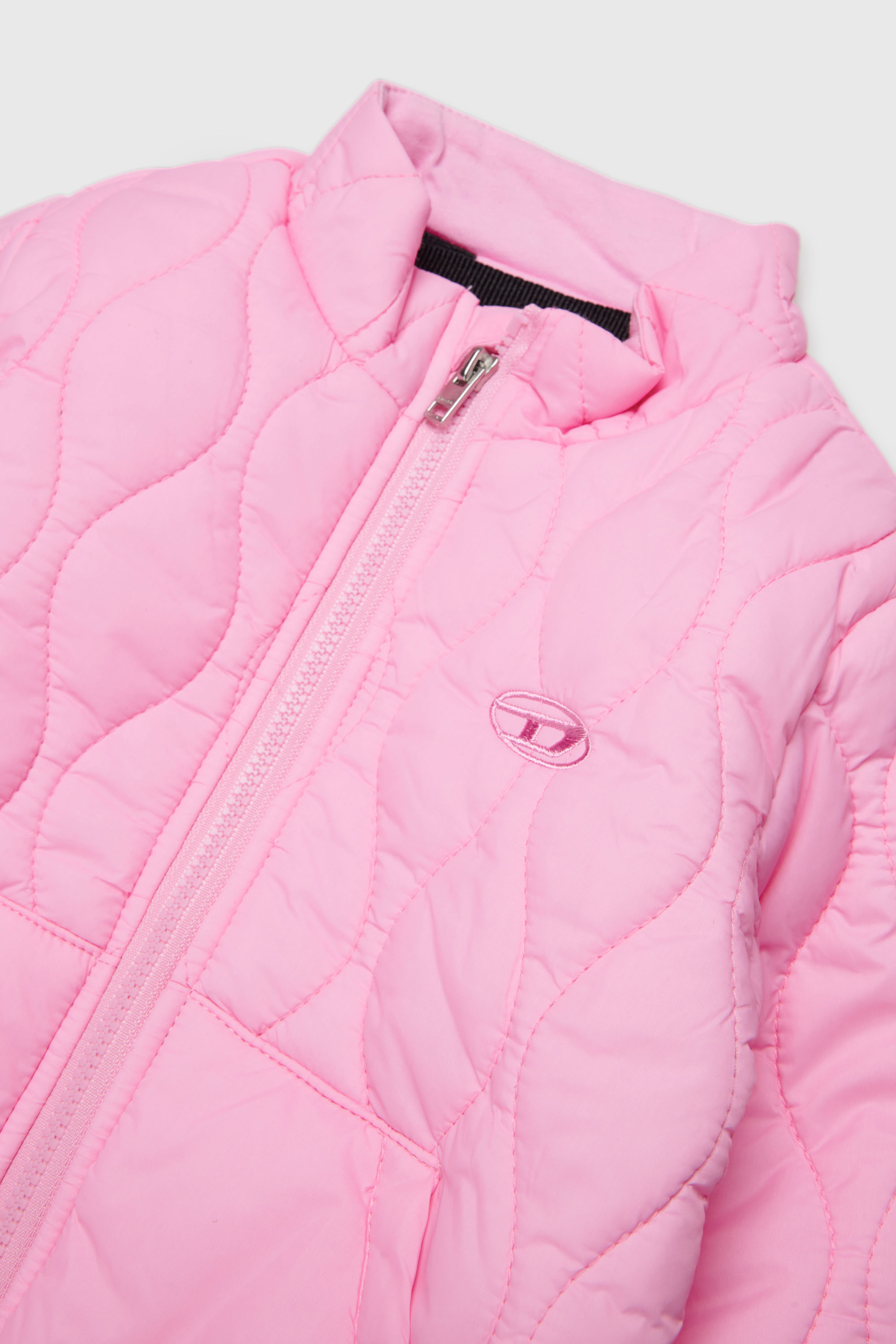 Diesel - JONIONB, Chaqueta acolchada con bordado Oval D Hombre in Rosa - 3