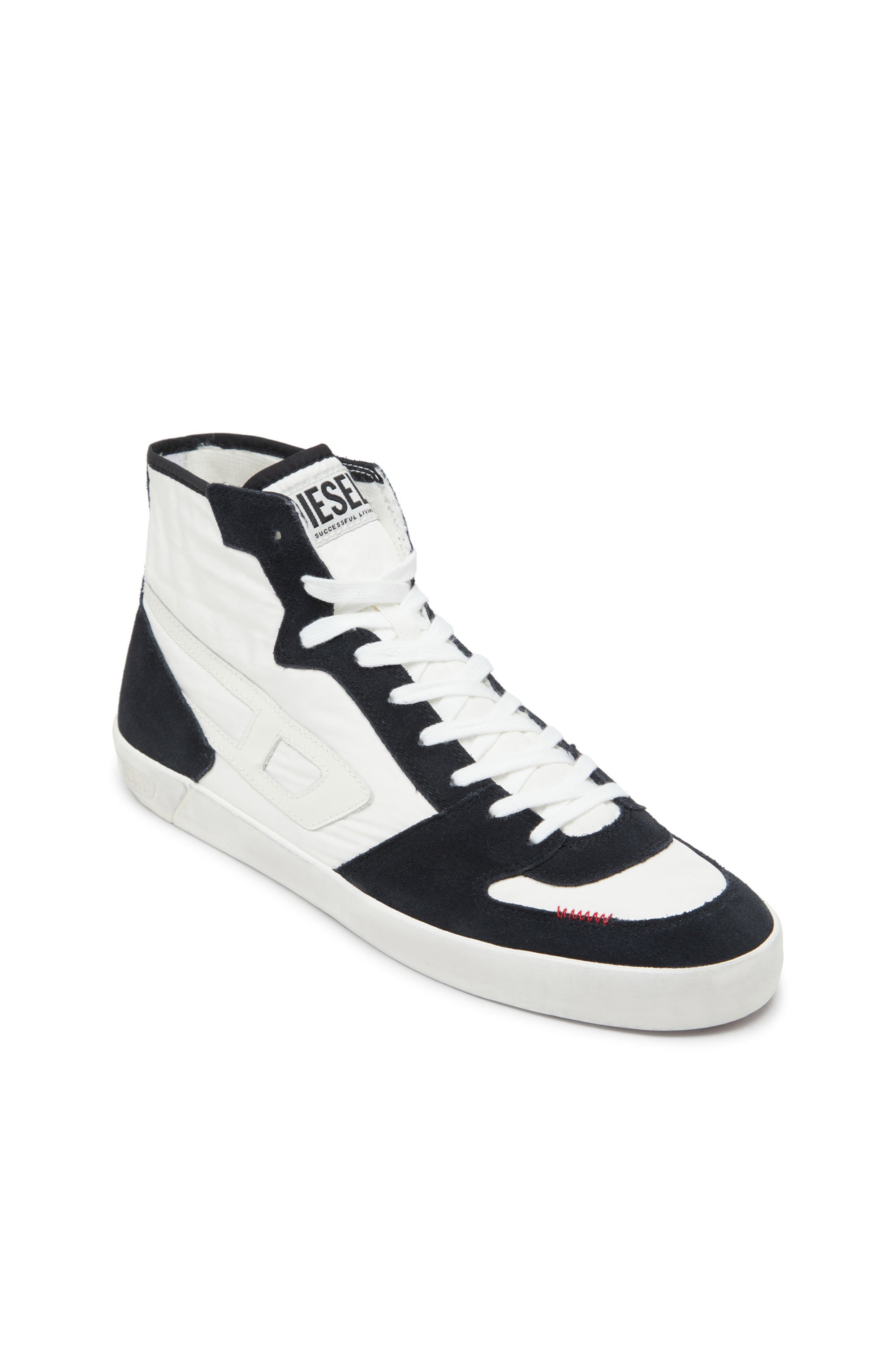 Diesel - S-LEROJI D-1 MID, S-Leroji D-Deportivas altas de ripstop acolchado y gamuza Hombre in Multicolor - 6