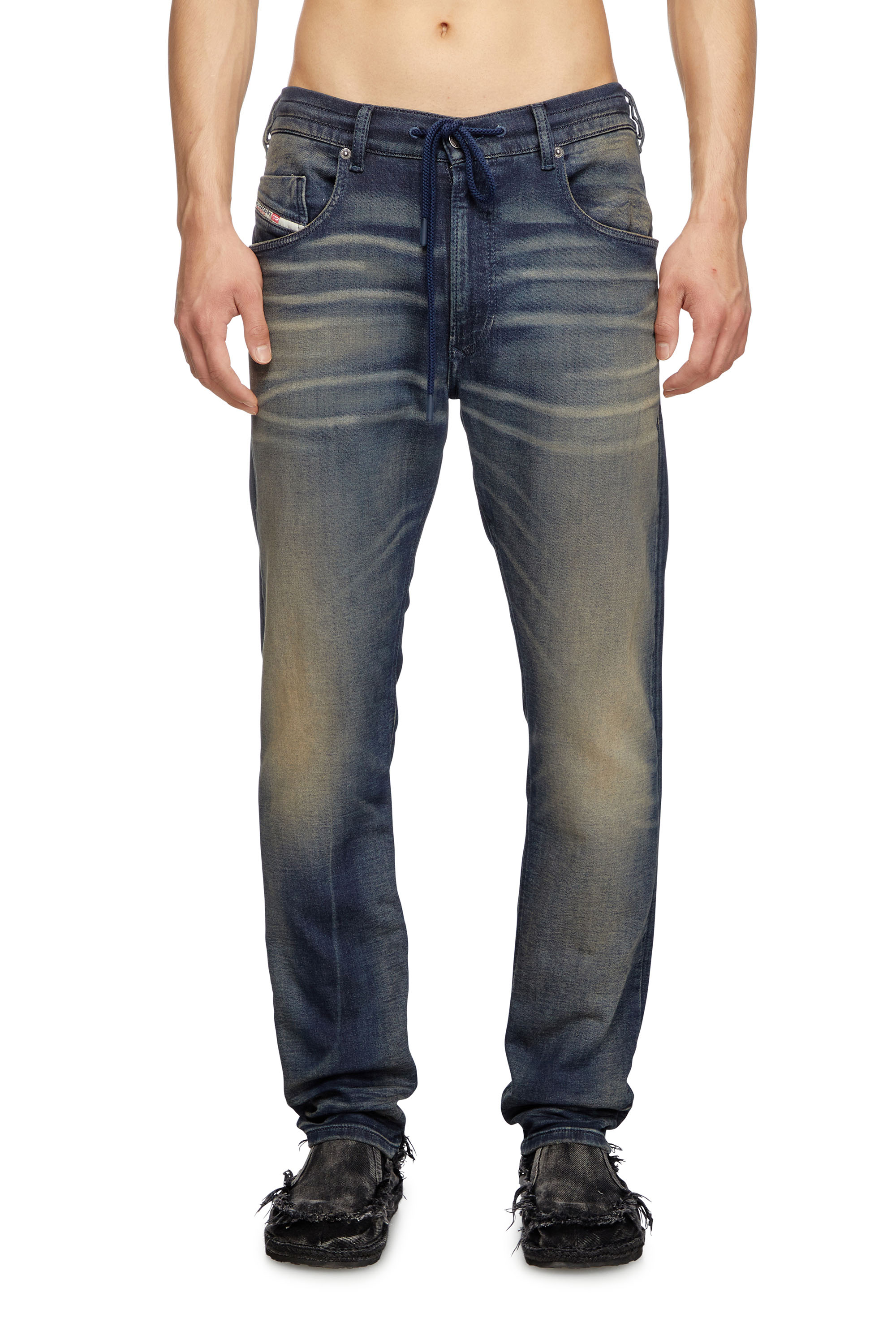 Diesel - Regular 2030 D-Krooley Joggjeans® 068PM Hombre, Azul Oscuro - 1