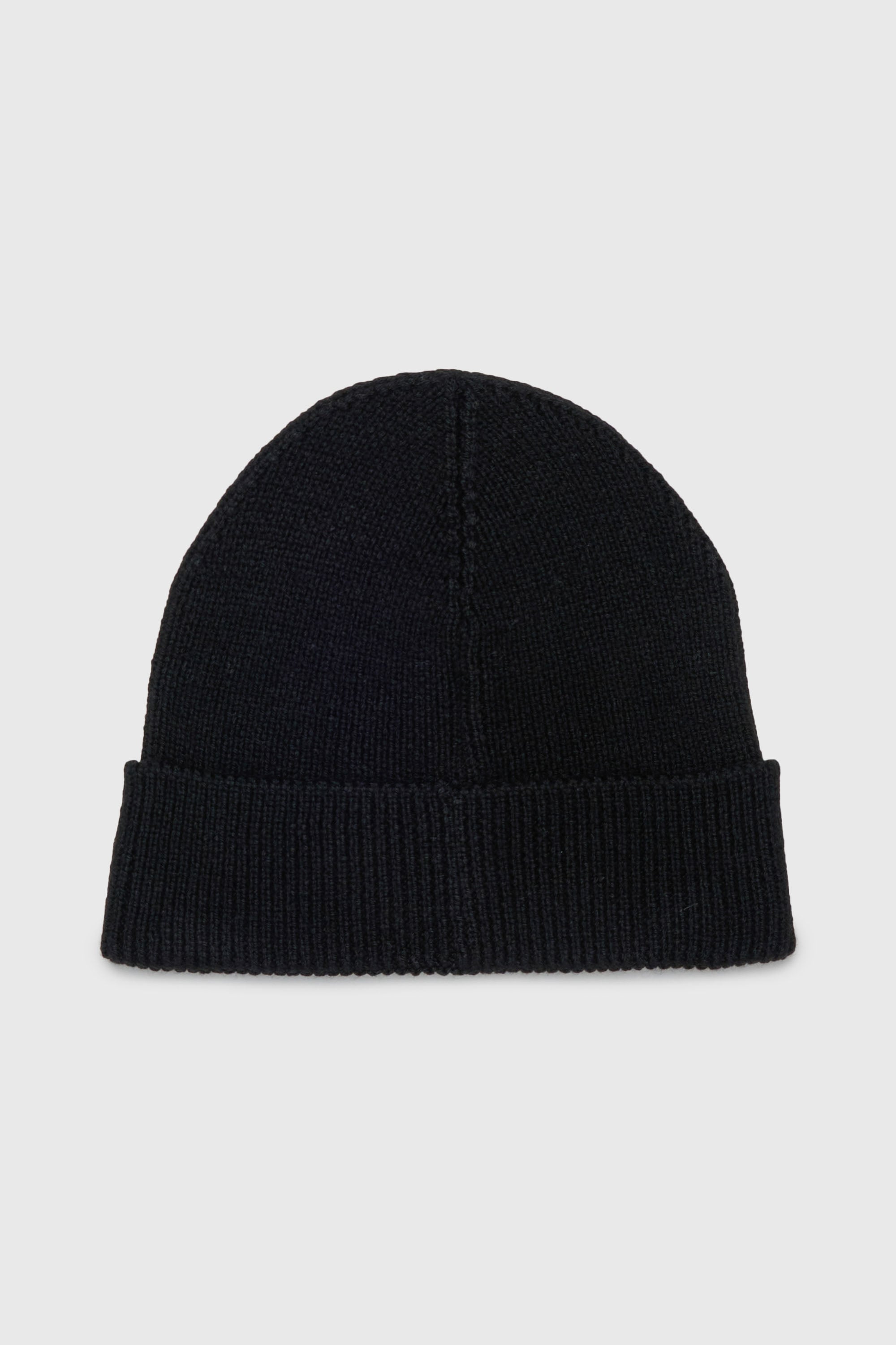Diesel - FLOT, Gorro de mezcla de lana con parche de logo D Unisex in Negro - 2