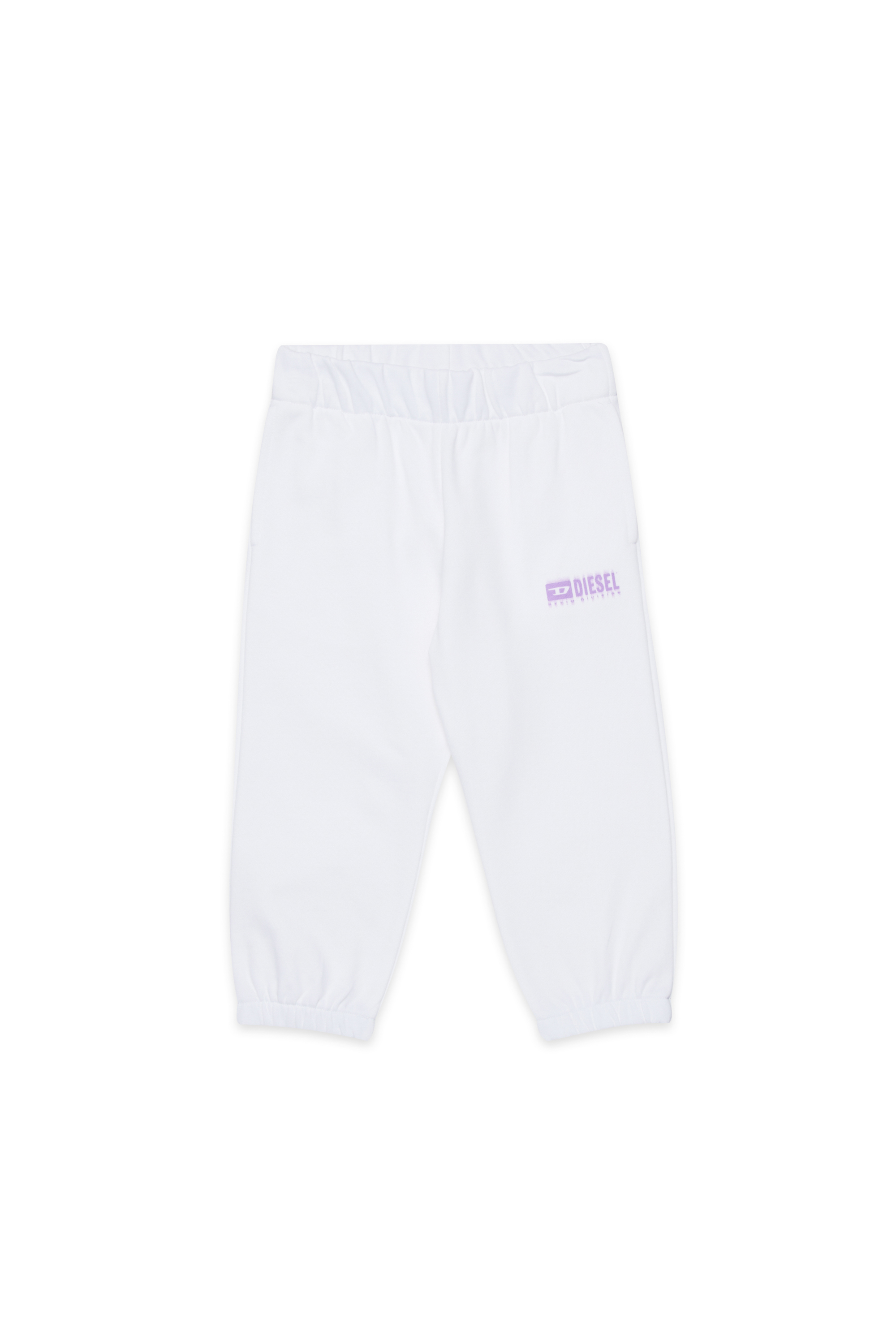 Diesel - PBASEB, Pantalones deportivos con logotipo manchado Unisex in Blanco - 1