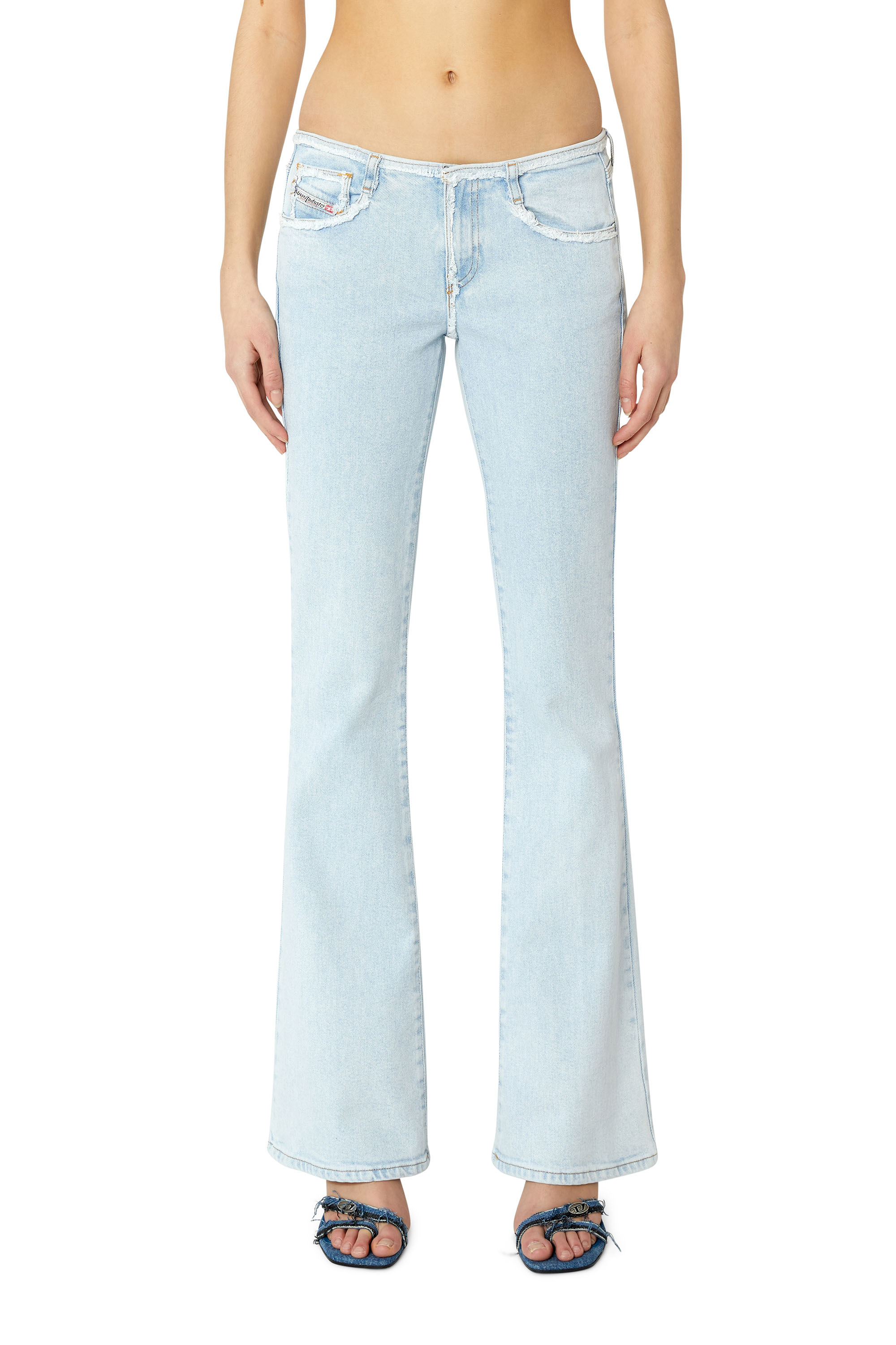 Diesel - 1969 D-Ebbey 09F68 Bootcut and Flare Jeans, Azul Claro - Image 1