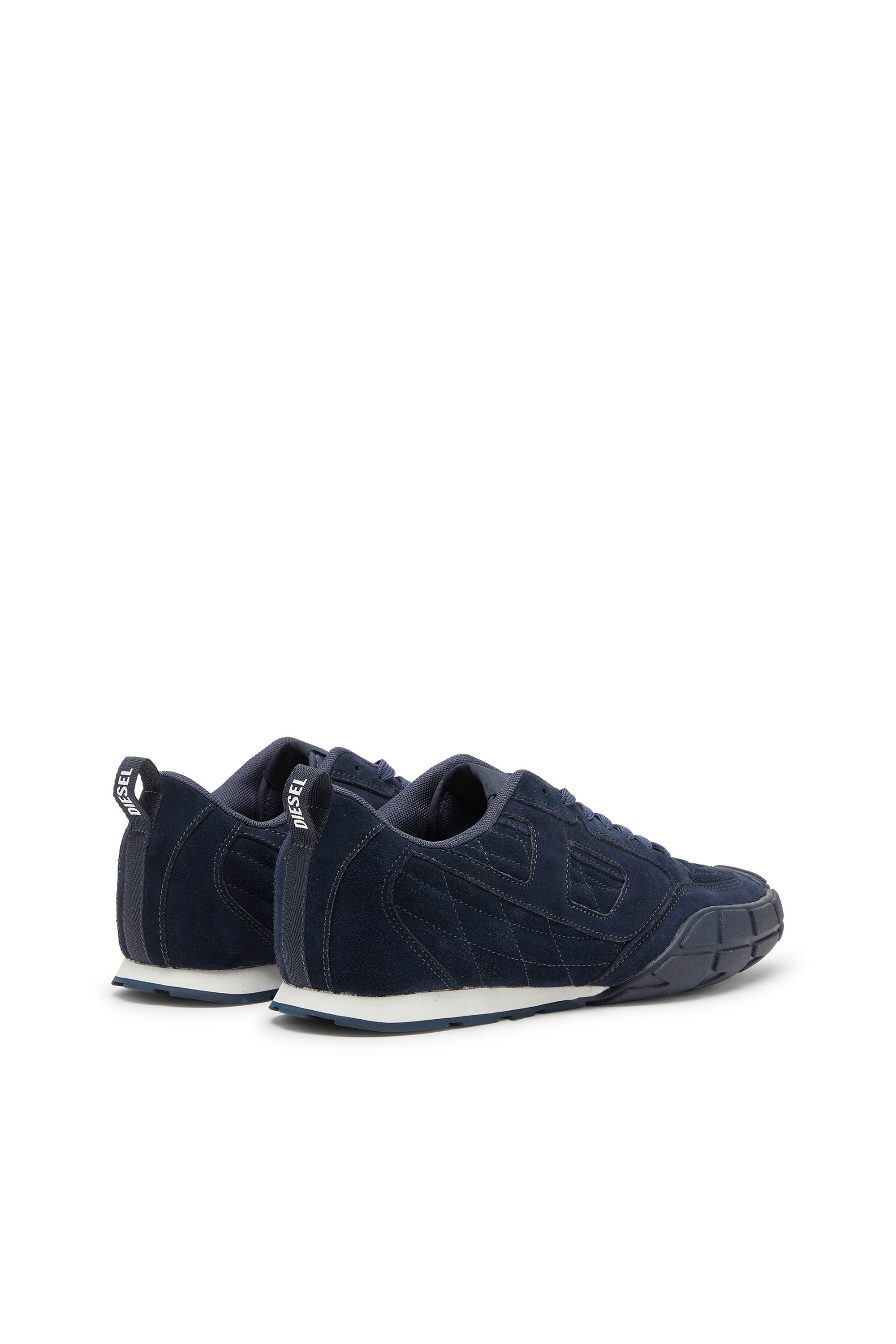 Diesel - S-PAGODHA LOW, S-Pagodha-Zapatillas de gamuza acolchada con dise&ntilde;o Hombre in Azul marino - 3